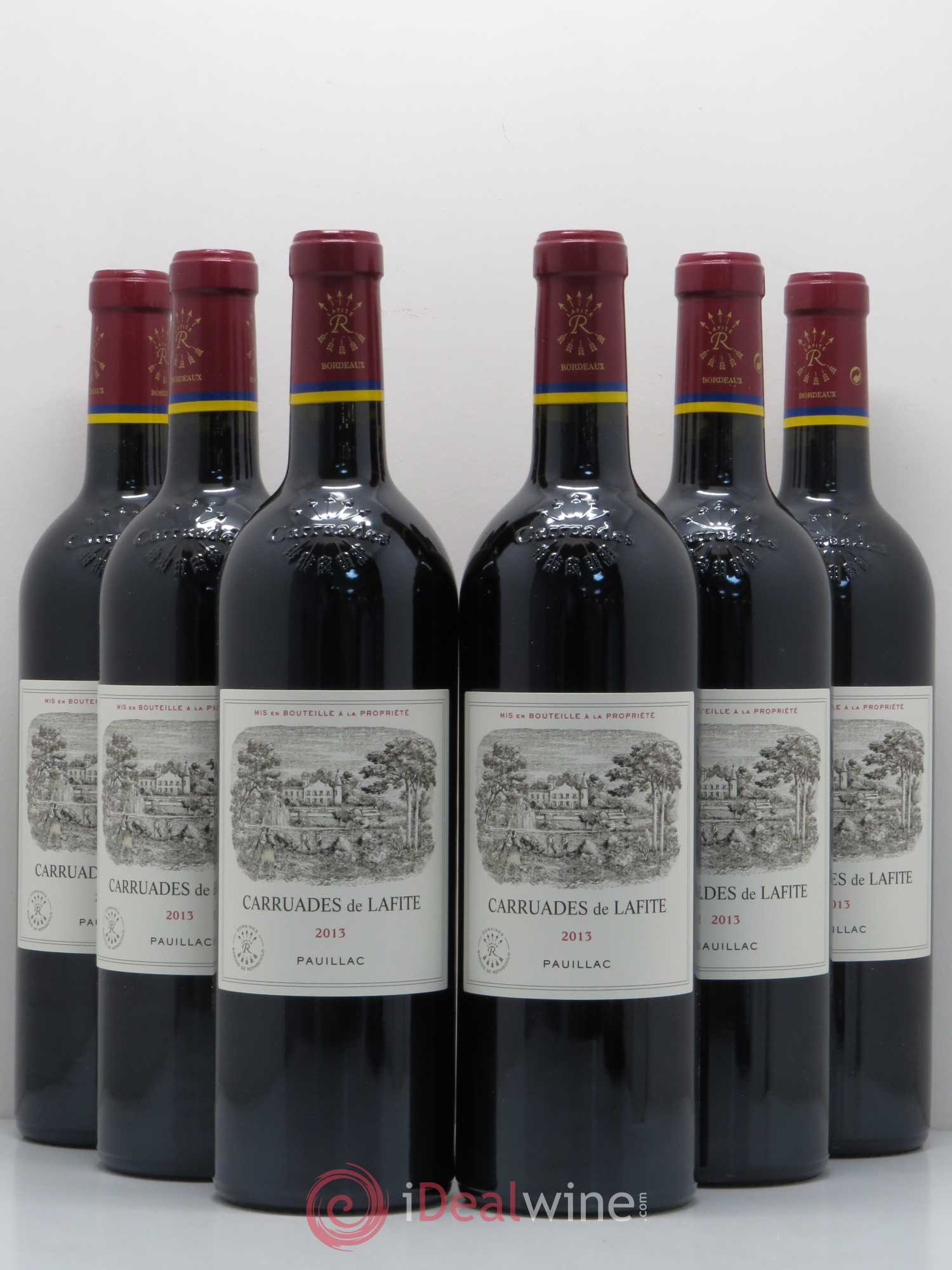 Carruades de Lafite Rothschild Second Vin 2013 - Lot de 6 bouteilles - 0