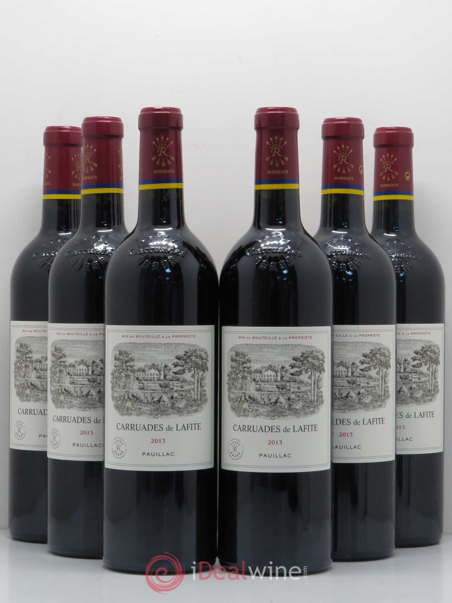 Carruades de Lafite Rothschild Second Vin 2013 - Lot de 6 bouteilles - 0