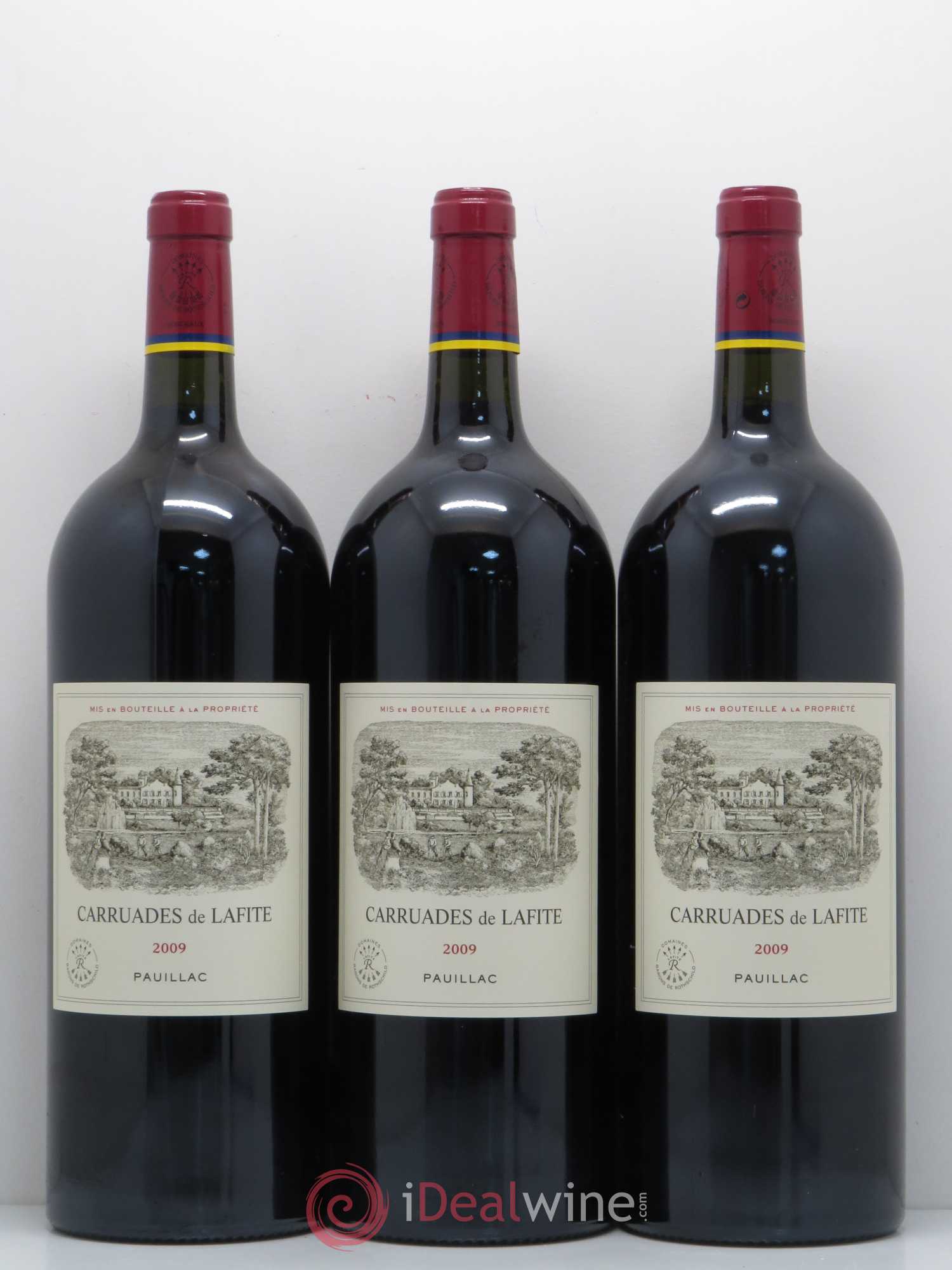 Carruades de Lafite Rothschild Second Vin 2009 - Lot de 3 magnums - 0