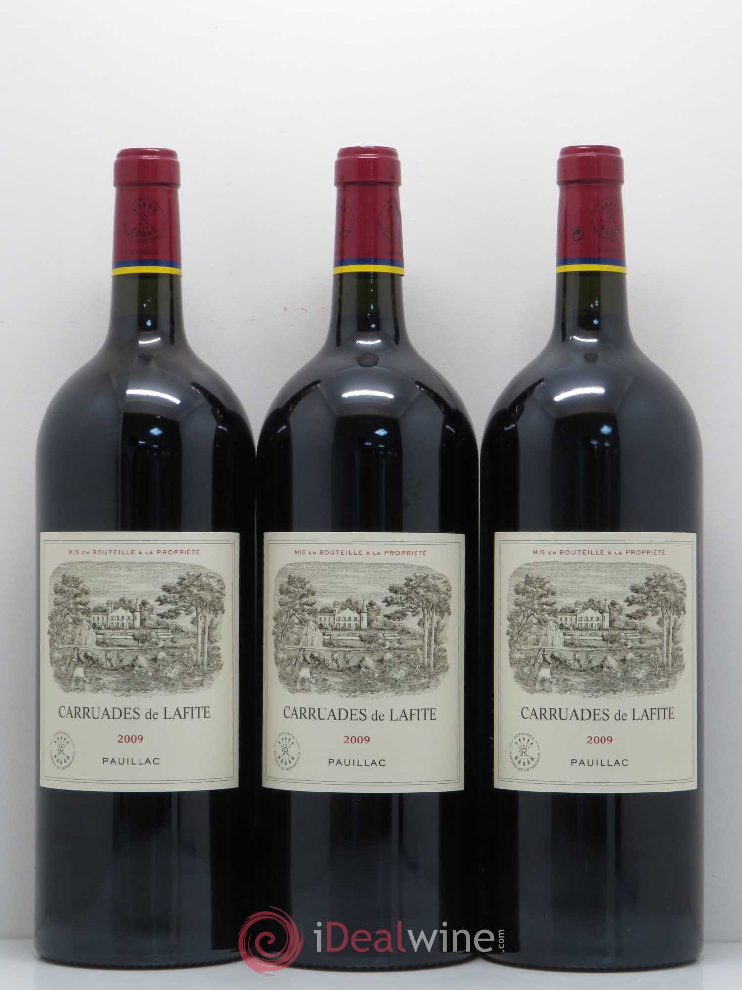 Carruades de Lafite Rothschild Second Vin 2009 - Lot de 3 magnums - 0