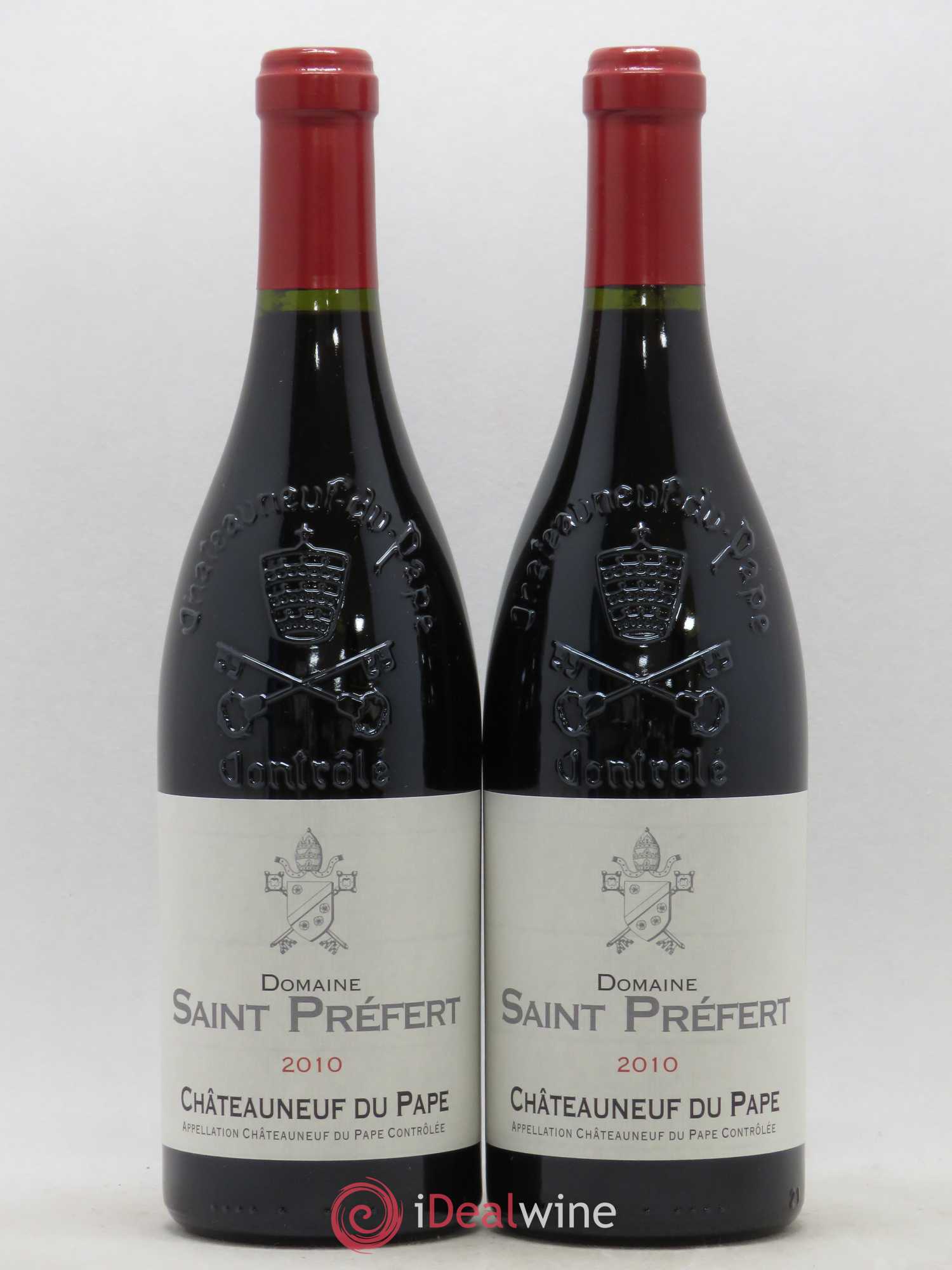 Châteauneuf-du-Pape Domaine Saint-Préfert 2010 - Lot de 2 bouteilles - 0