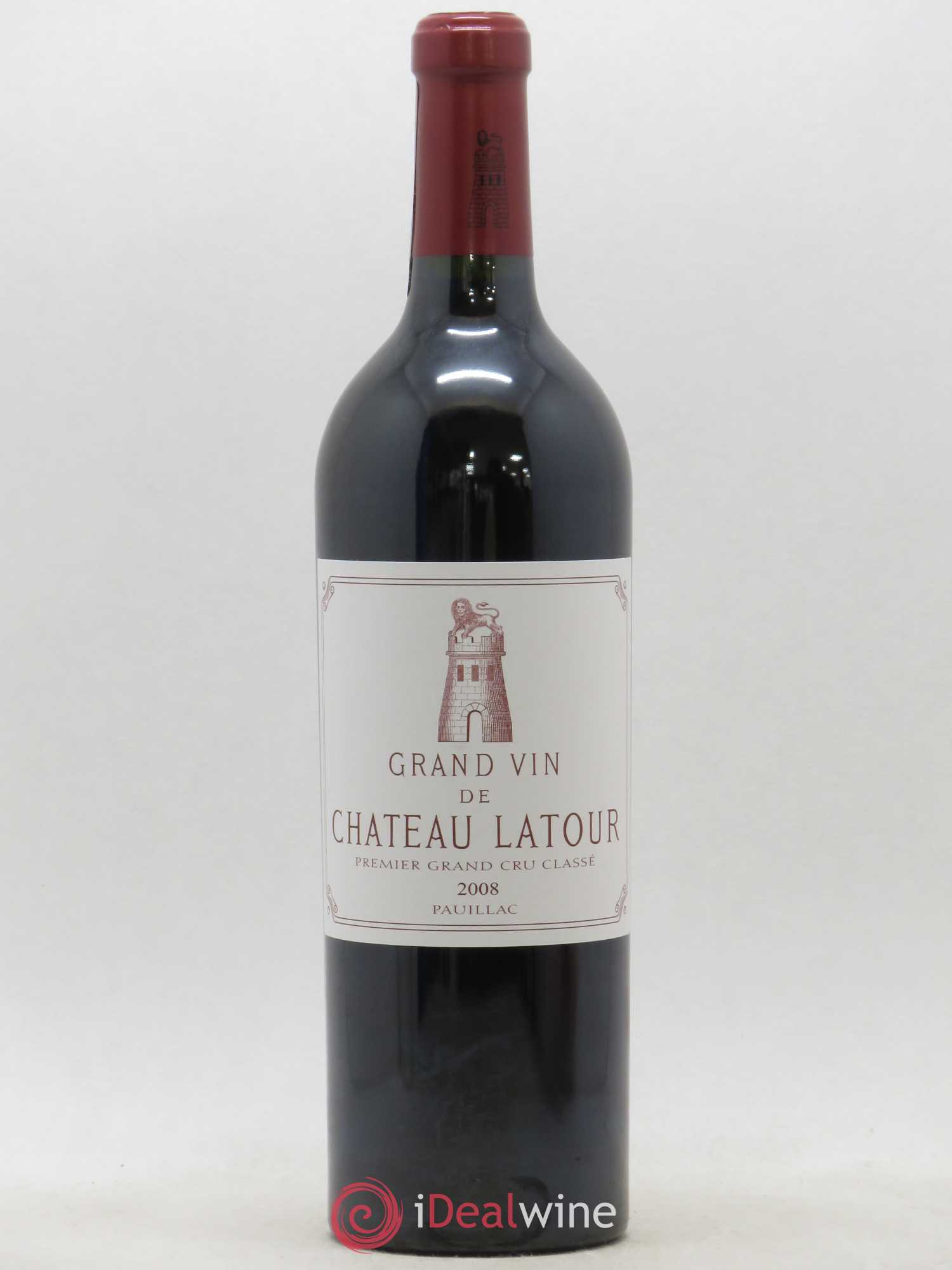 Château Latour 1er Grand Cru Classé 2008 - Lot de 1 bouteille - 0