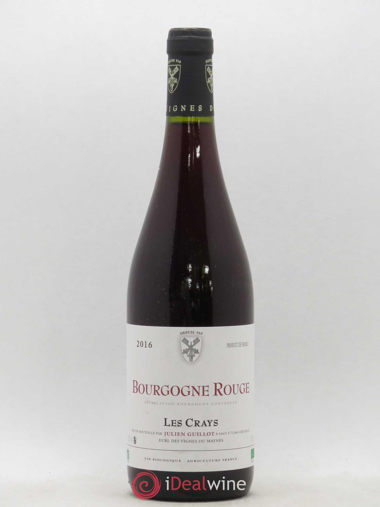 Bourgogne Les Crays Les Vignes du Maynes 2016 - Lot de 1 bouteille - 0