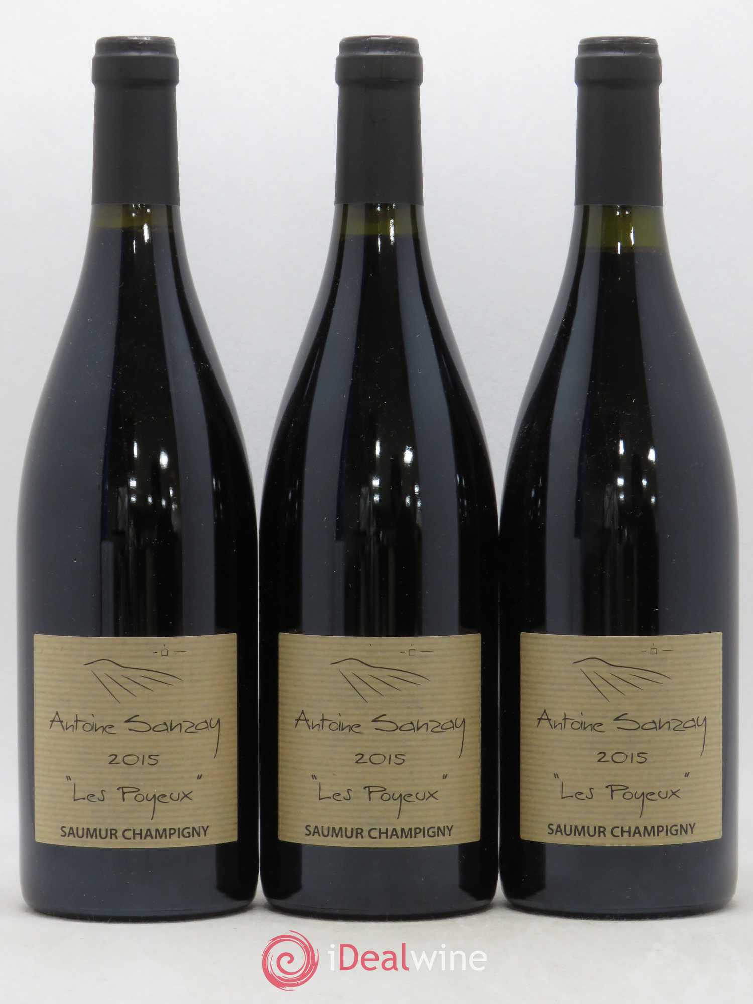 Saumur-Champigny Les Poyeux Antoine Sanzay 2015 - Lot de 3 bouteilles - 0