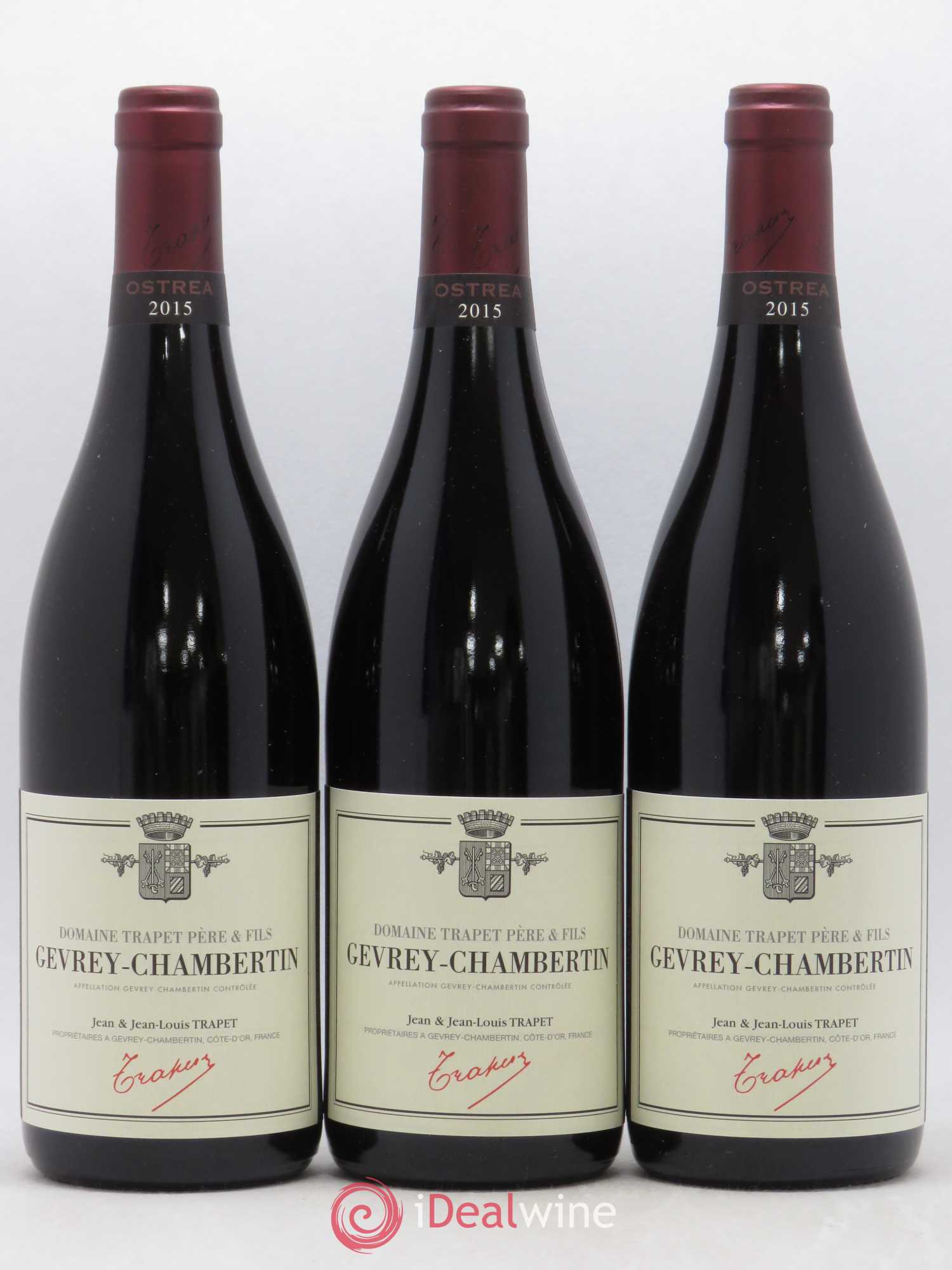 Gevrey-Chambertin Ostrea Domaine Trapet 2015 - Lot de 3 bouteilles - 0