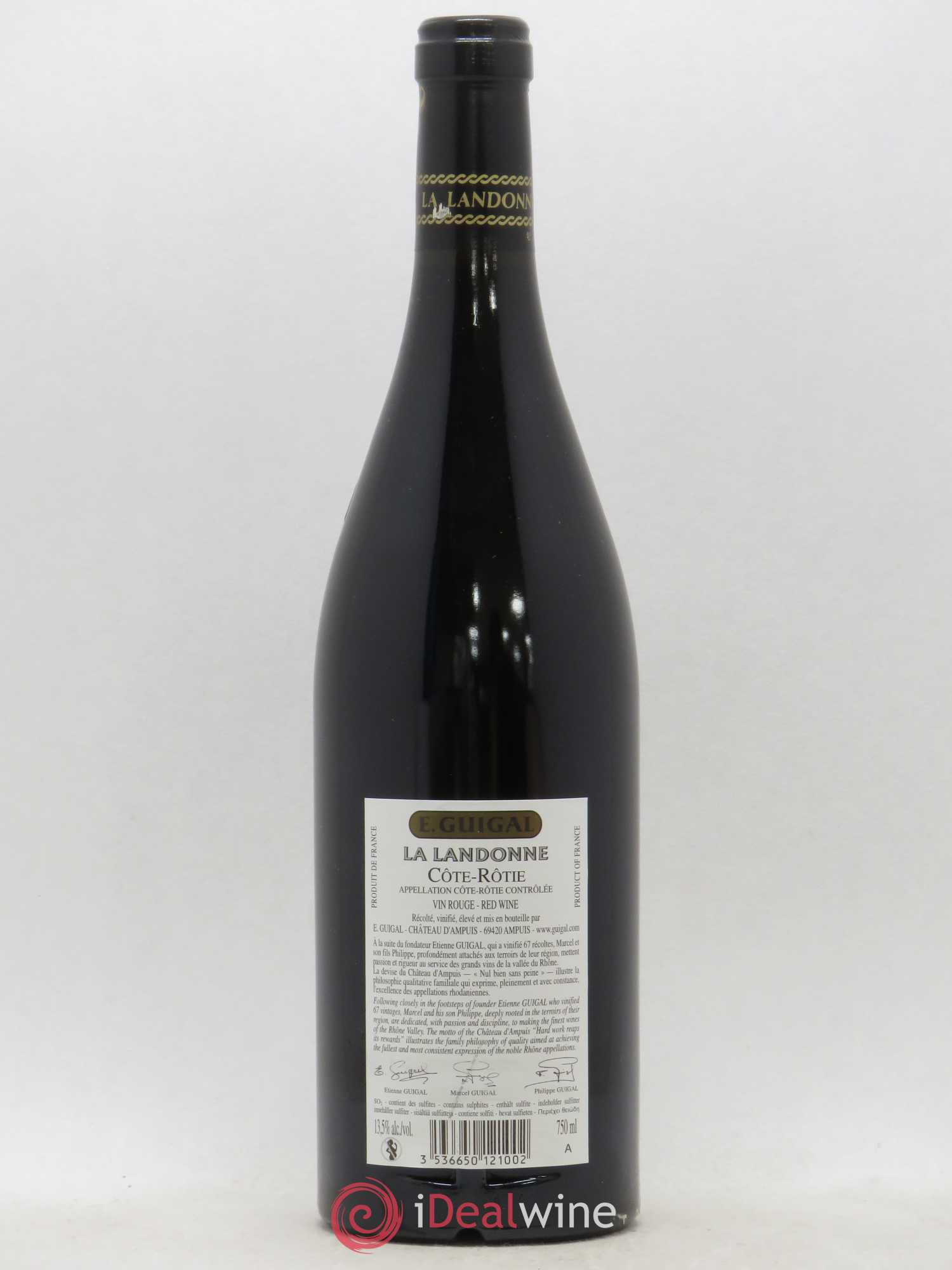 Côte-Rôtie La Landonne Guigal 2012 - Lot de 1 bouteille - 1