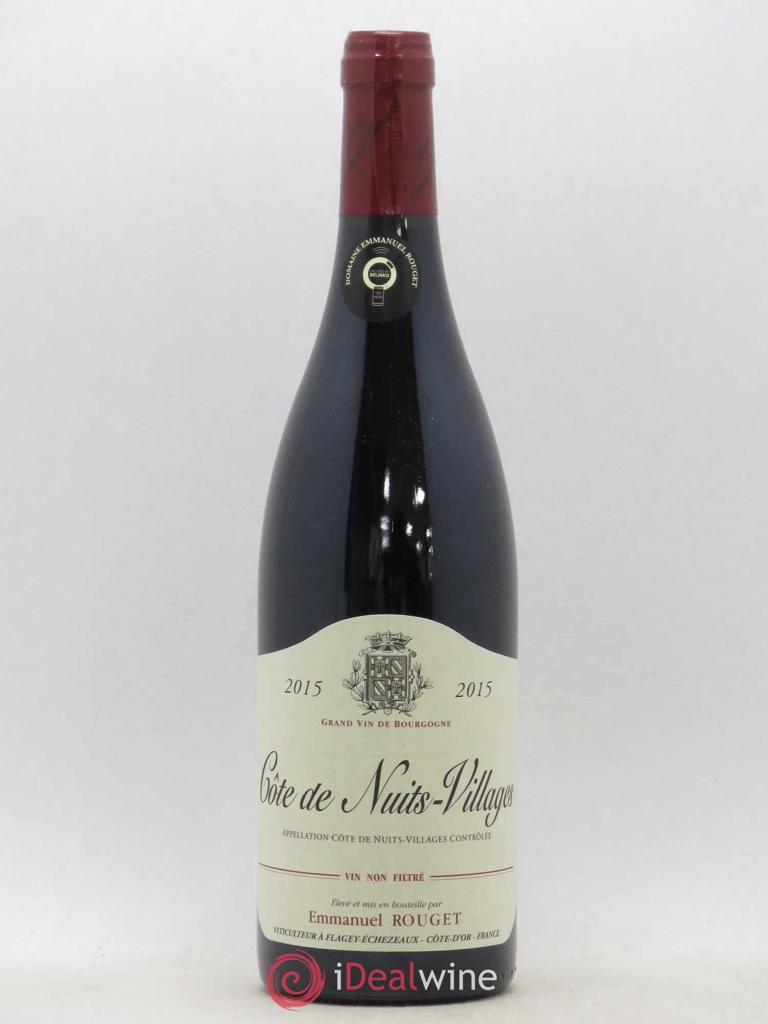 Côte de Nuits-Villages Emmanuel Rouget 2015 - Lot de 1 bouteille - 0