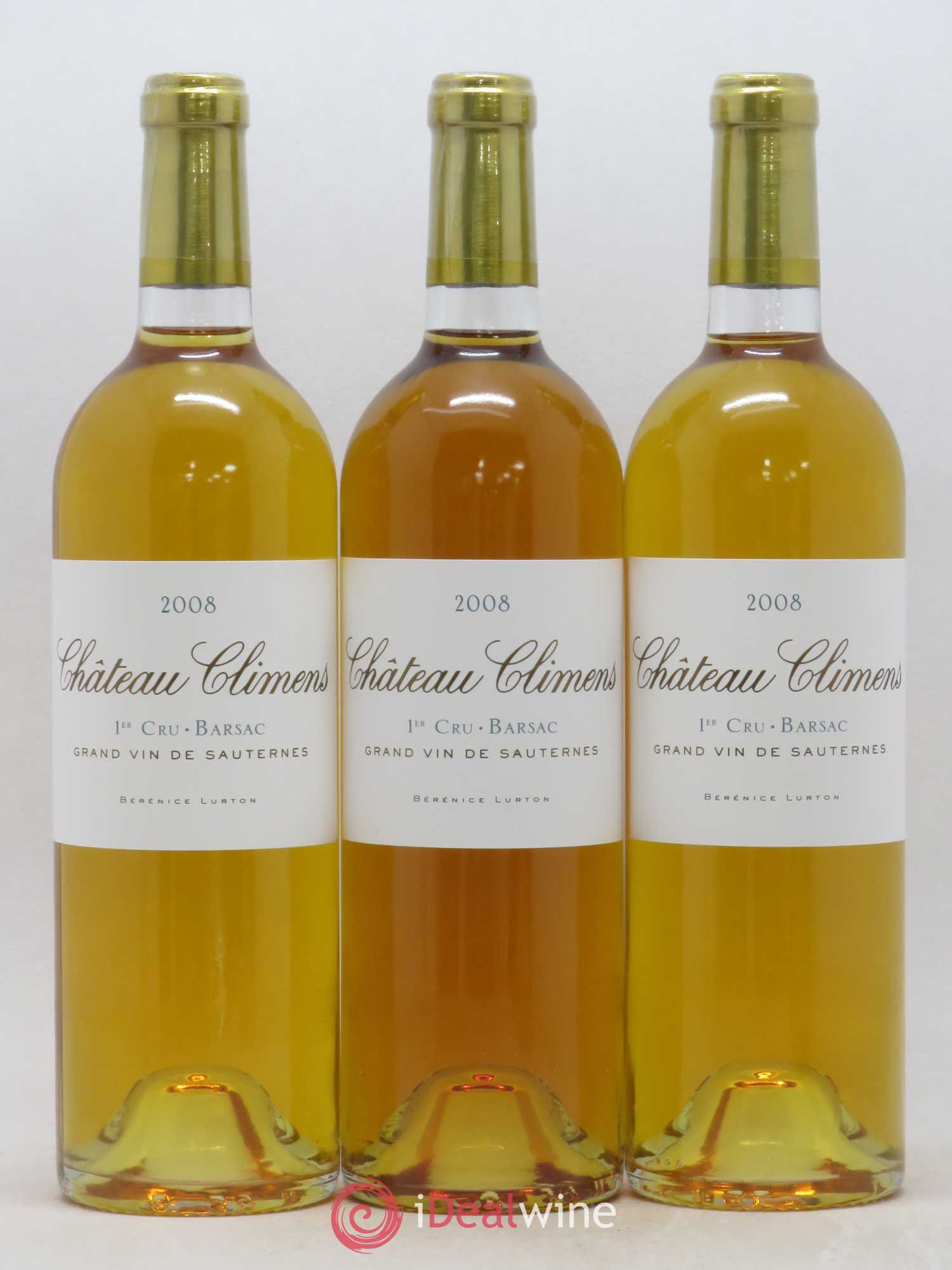 Château Climens 1er Grand Cru Classé 2008 - Lotto di 3 bottiglie - 0