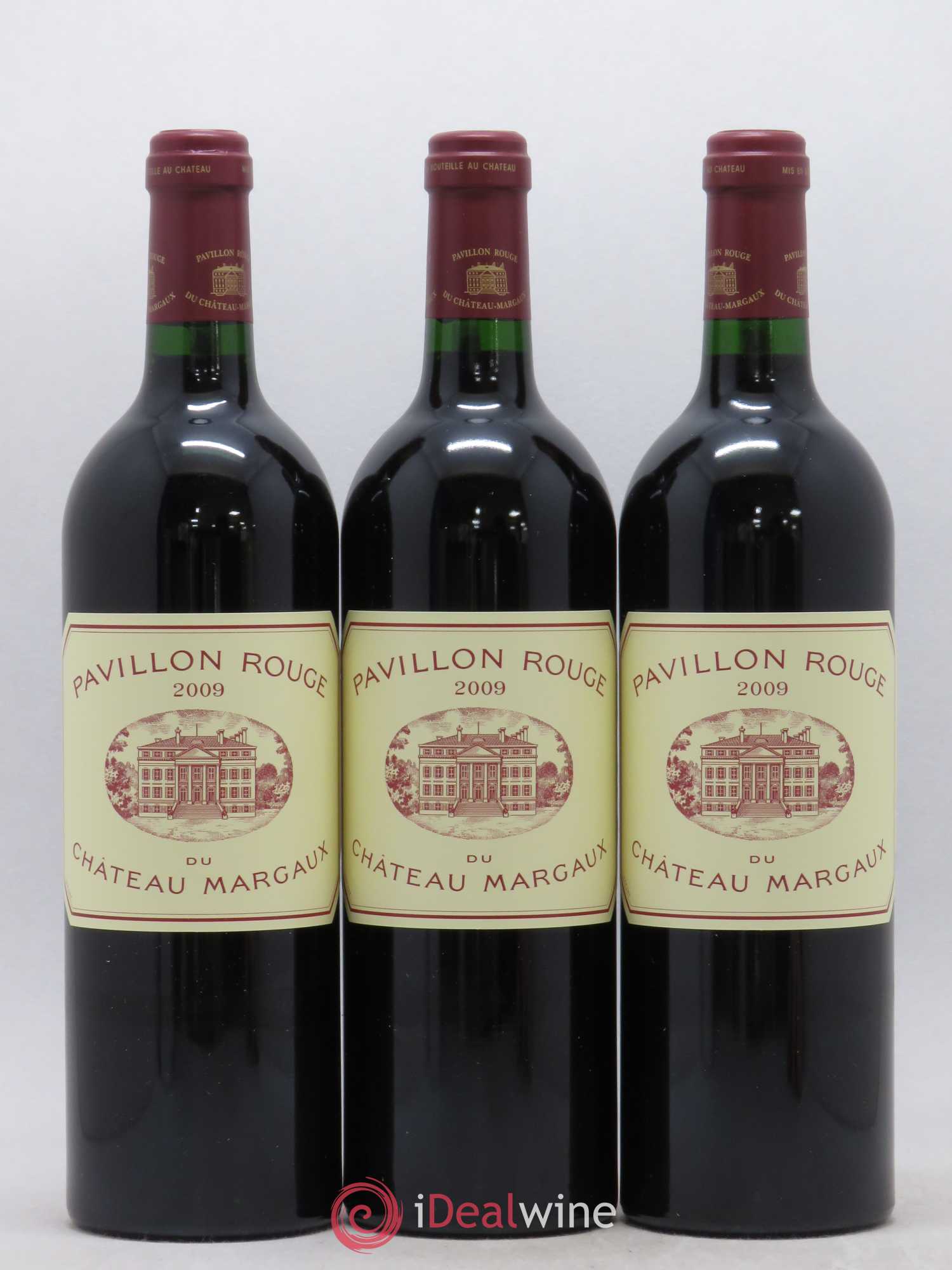 Pavillon Rouge du Château Margaux Second Vin 2009 - Lot de 3 bouteilles - 0