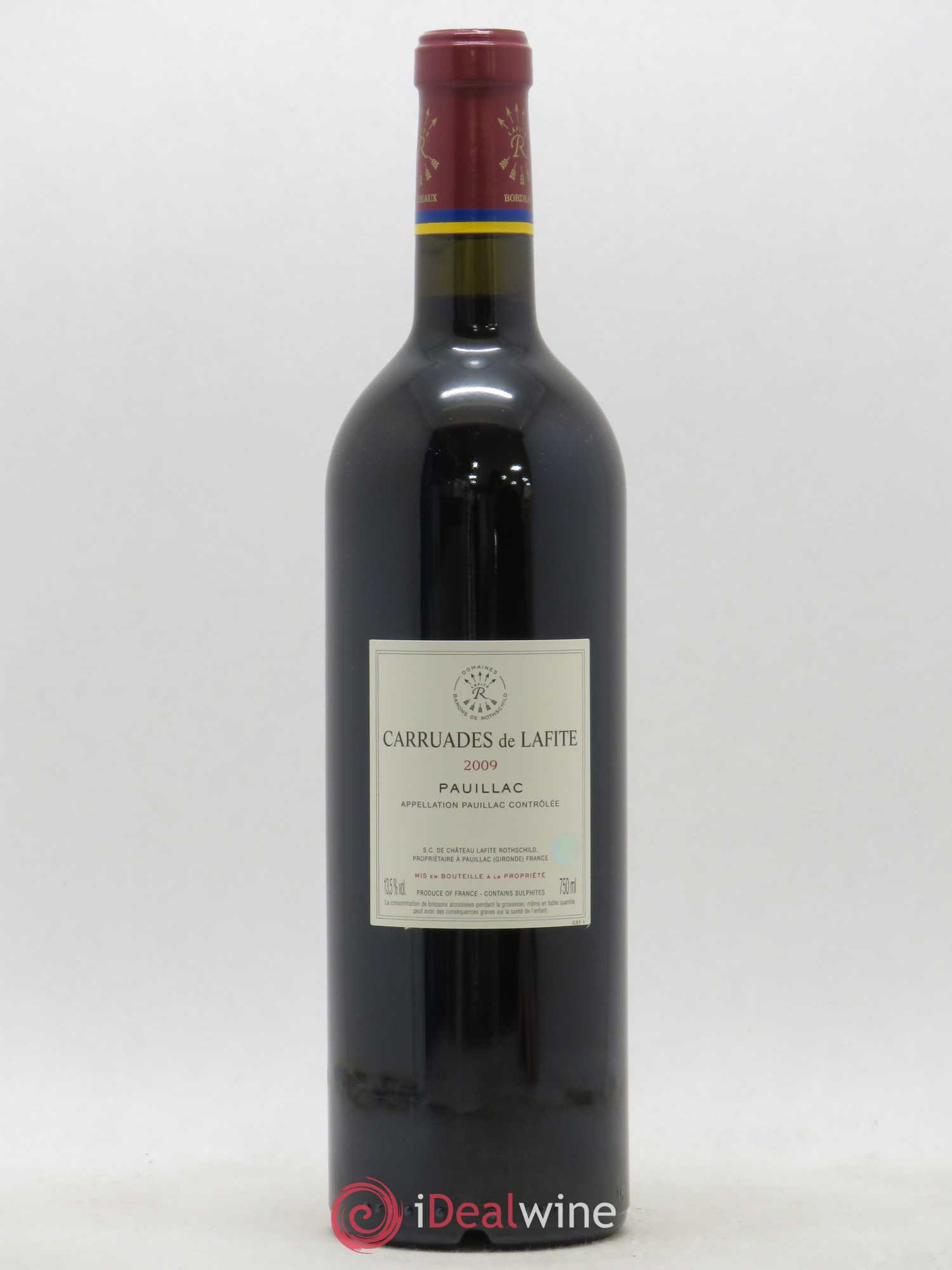 Carruades de Lafite Rothschild Second Vin 2009 - Lot de 1 bouteille - 1