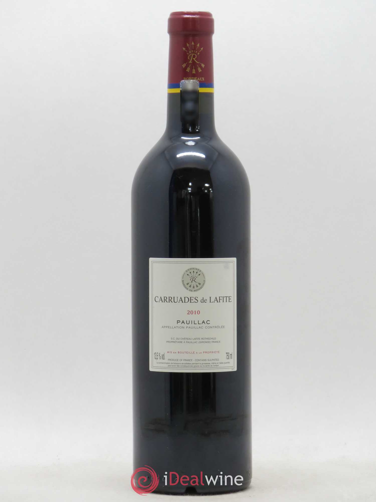 Carruades de Lafite Rothschild Second Vin 2010 - Lot de 1 bouteille - 1