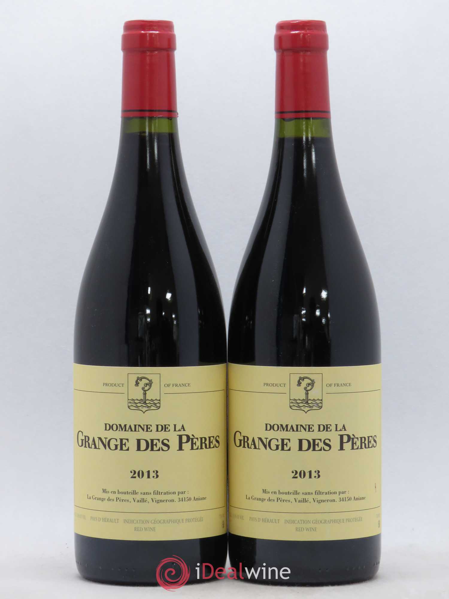 Pays d'Hérault Grange des Pères Laurent Vaillé 2013 - Lot de 2 bouteilles - 0