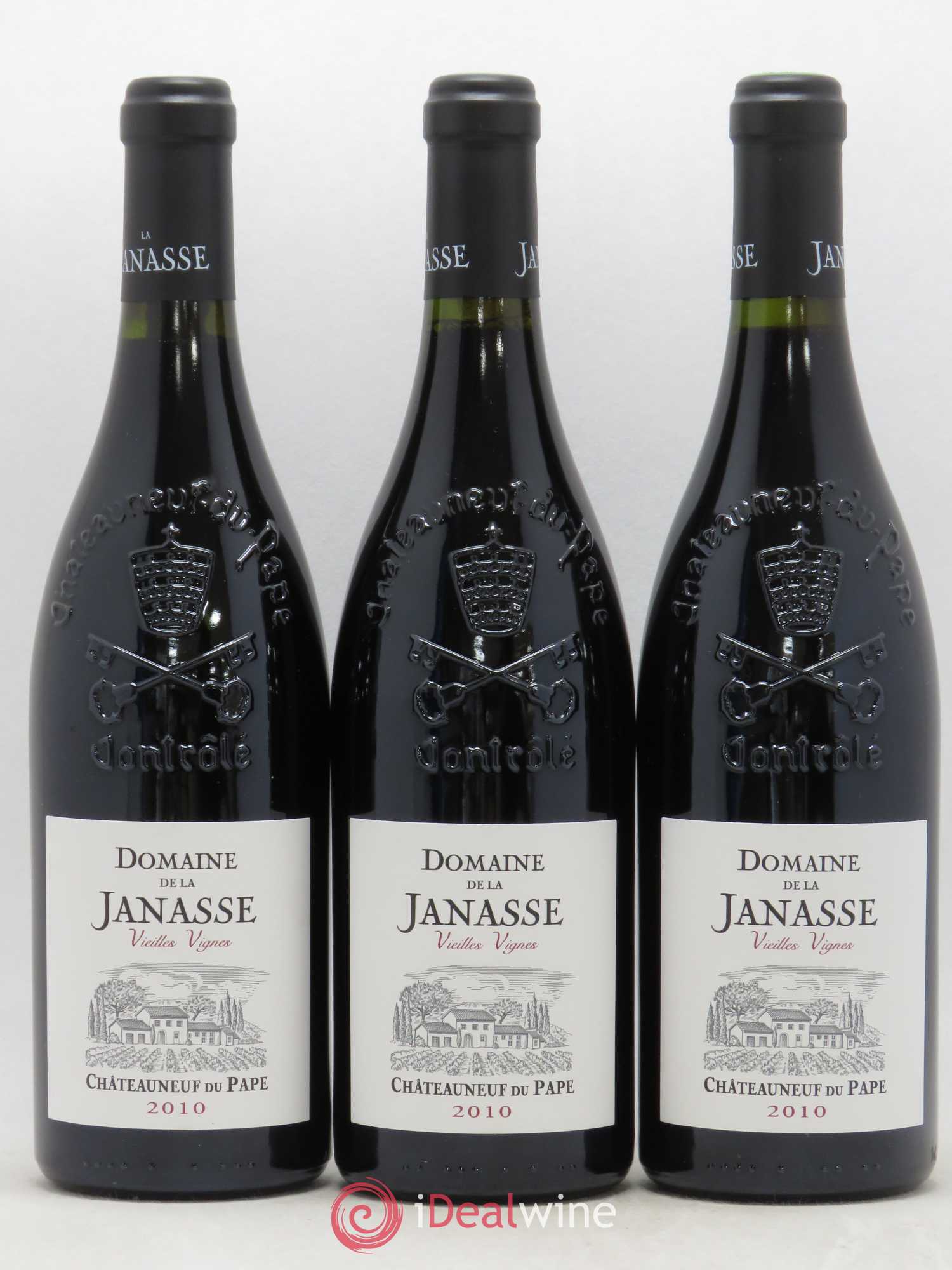 Châteauneuf-du-Pape Cuvée Vieilles Vignes La Janasse (Domaine de) 2010 - Lot de 3 bouteilles - 0