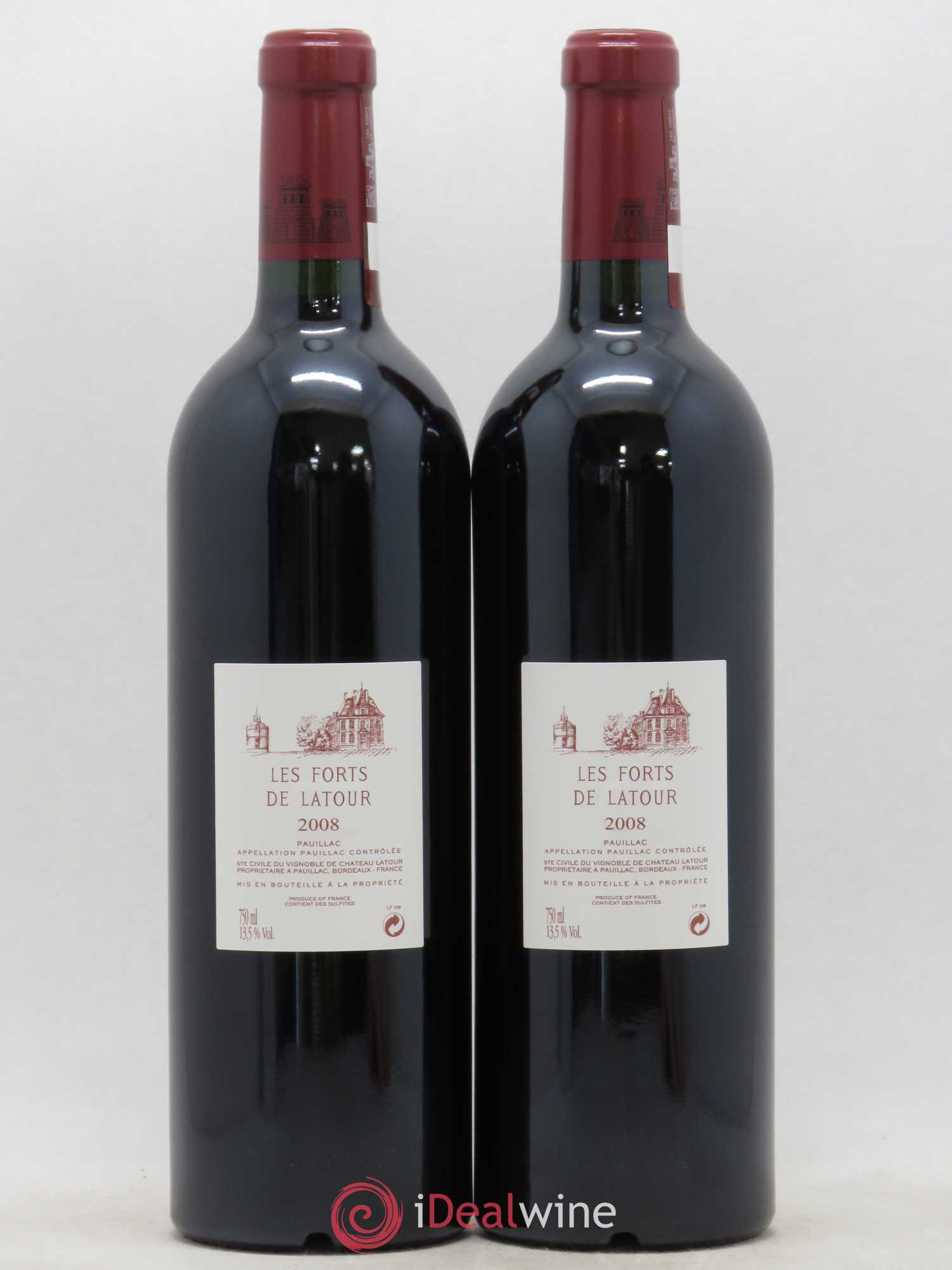 Les Forts de Latour Second Vin 2008 - Lot de 2 bouteilles - 1