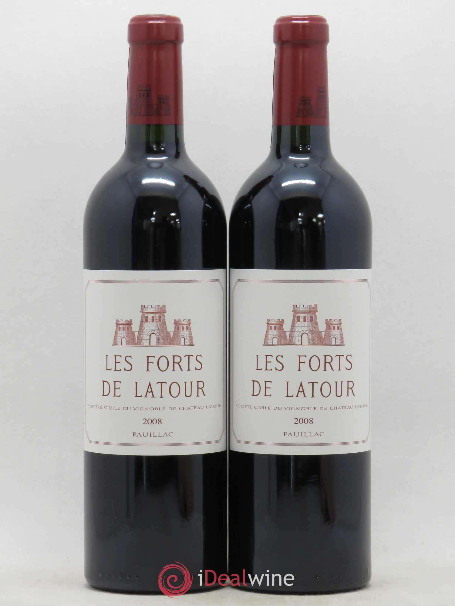 Les Forts de Latour Second Vin 2008 - Lot de 2 bouteilles - 0
