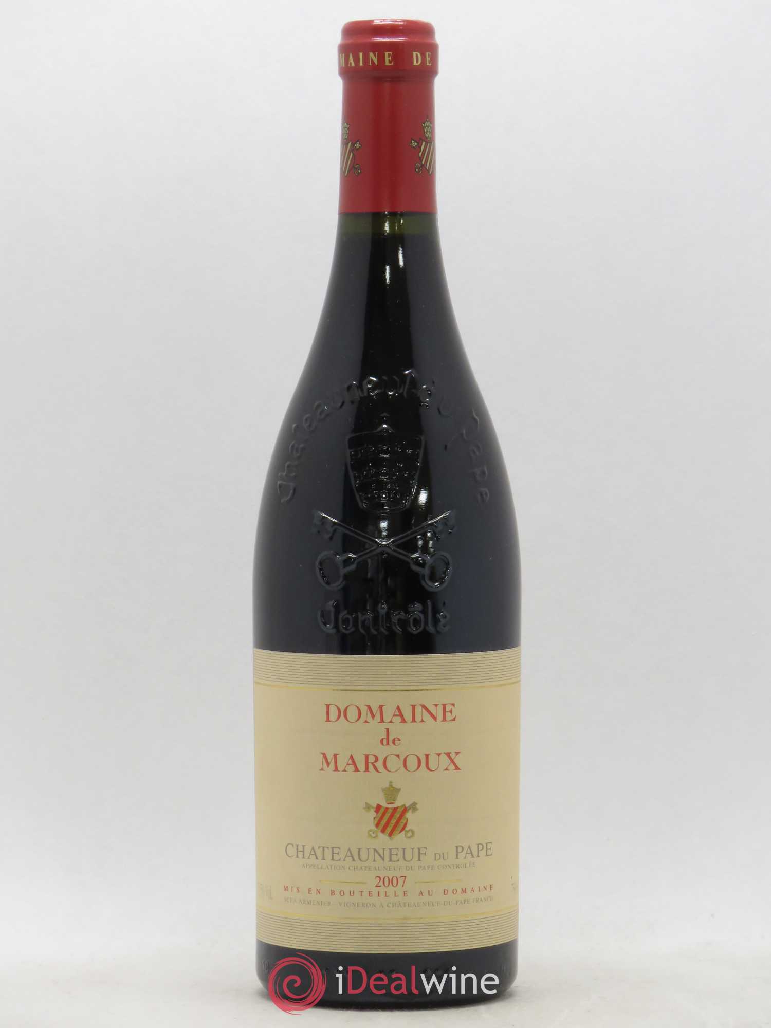 Châteauneuf-du-Pape Marcoux (Domaine de) 2007 - Lot de 1 bouteille - 0