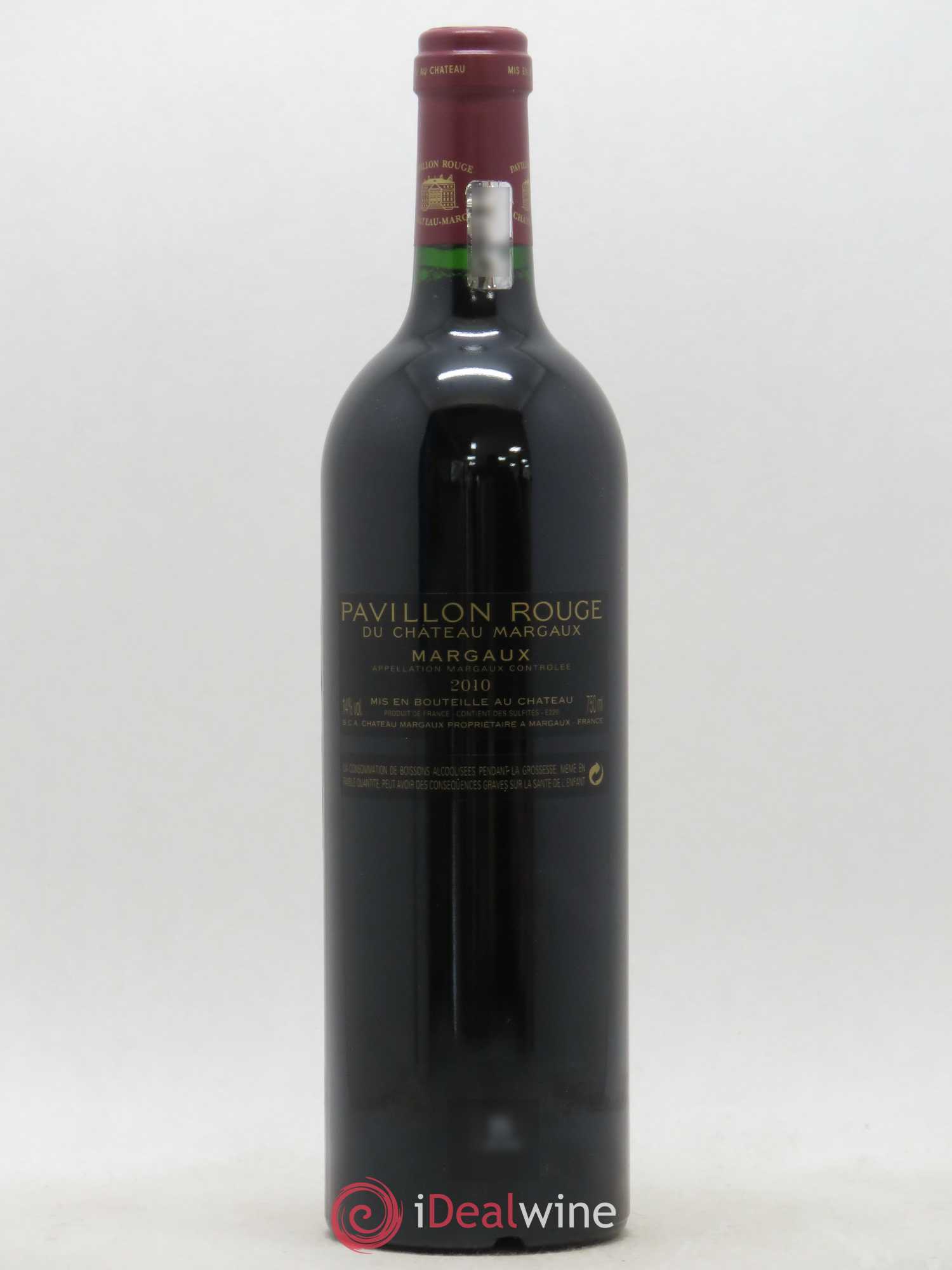 Pavillon Rouge du Château Margaux Second Vin 2010 - Lot de 1 bouteille - 1