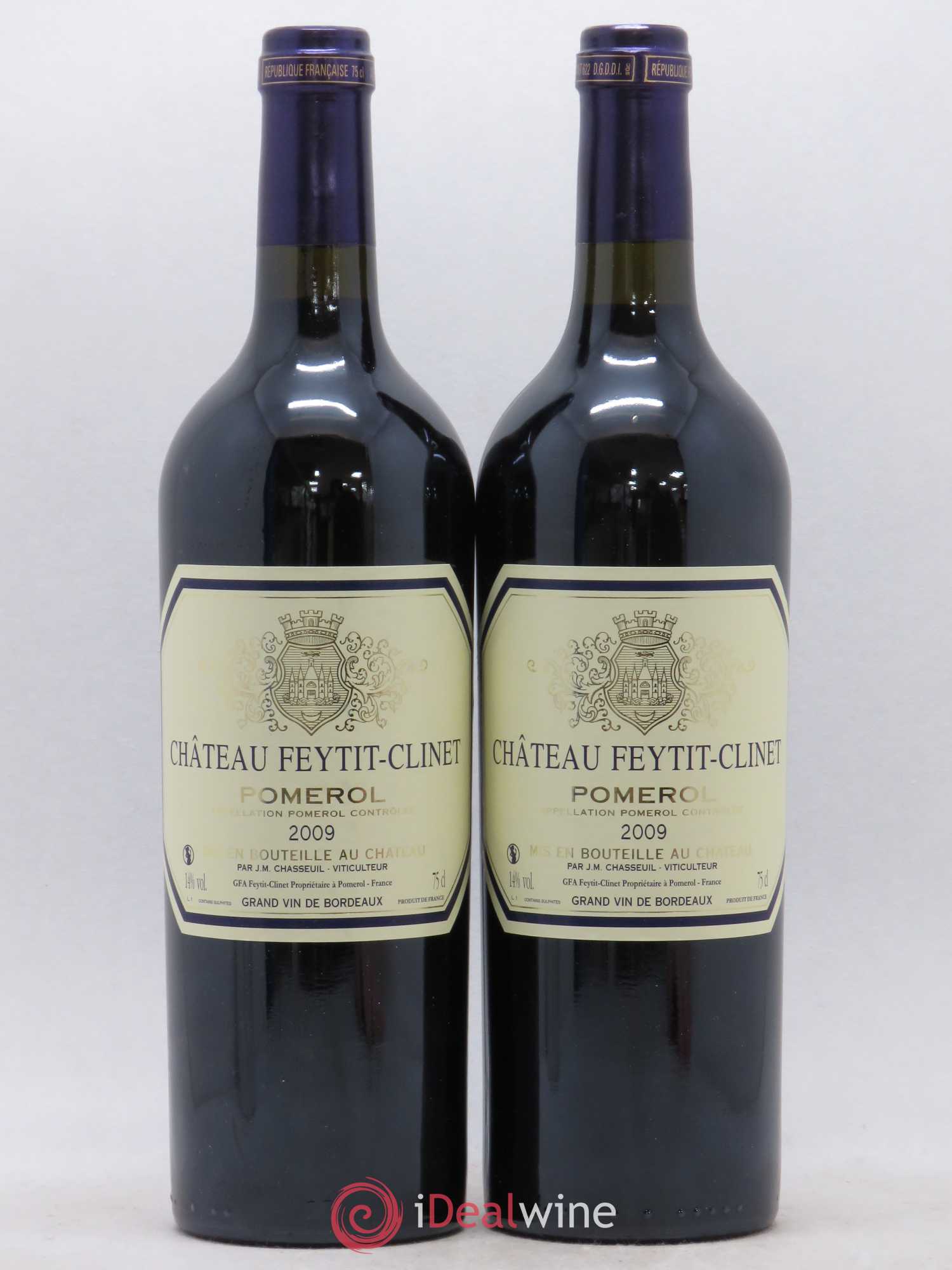 Château Feytit-Clinet 2009 - Lot de 2 bouteilles - 0