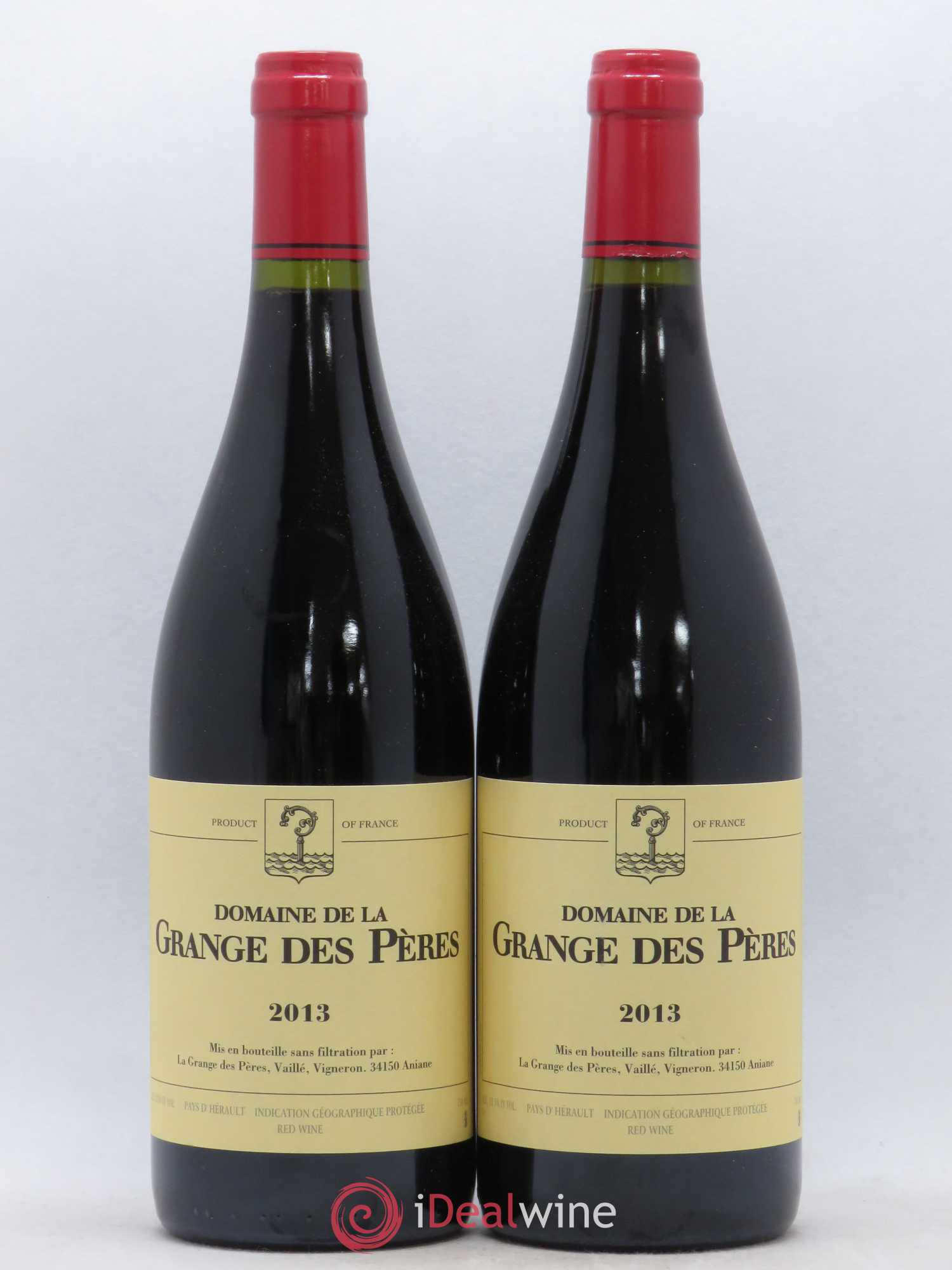 Pays d'Hérault Grange des Pères Laurent Vaillé 2013 - Lot de 2 bouteilles - 0