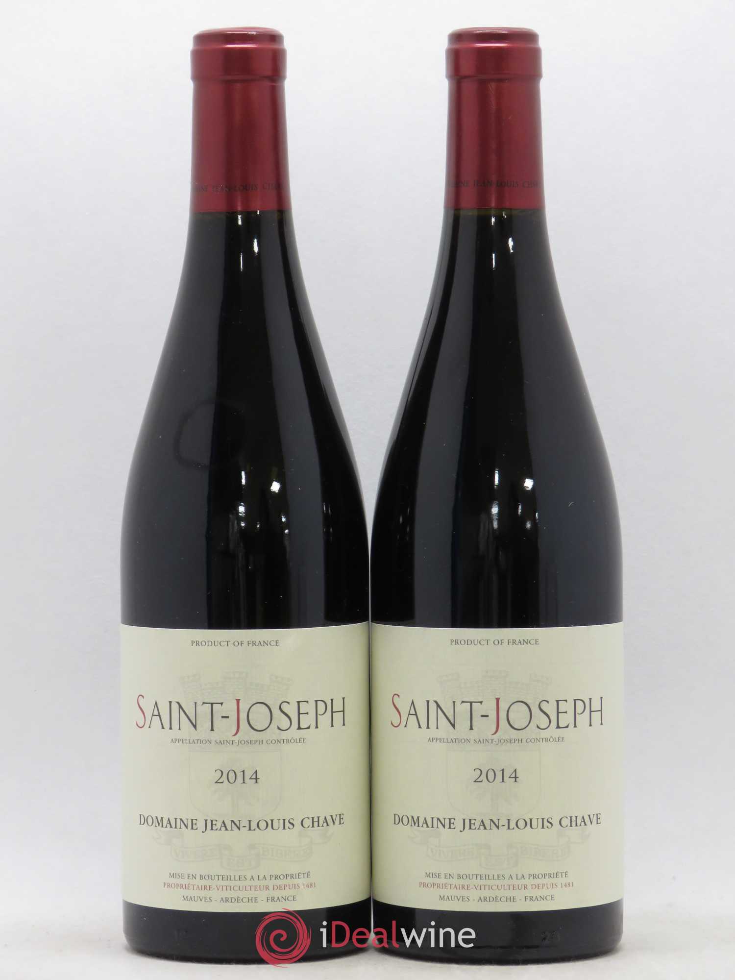Saint-Joseph Jean-Louis Chave 2014 - Lot de 2 bouteilles - 0