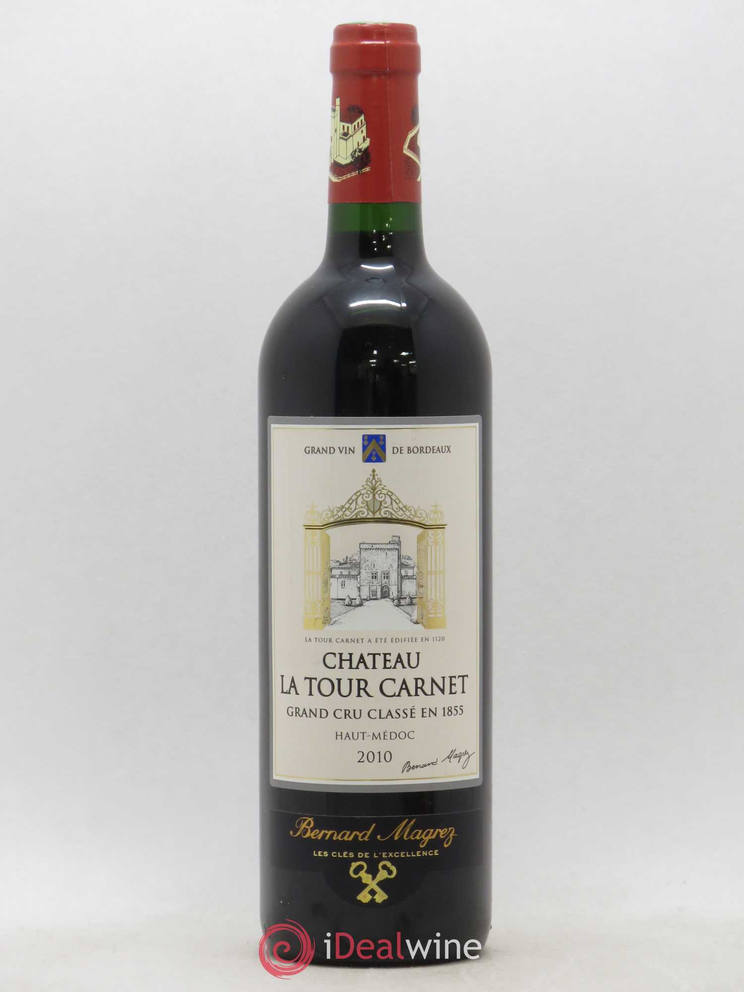 Château la Tour Carnet 4ème Grand Cru Classé 2010 - Lot de 1 bouteille - 0