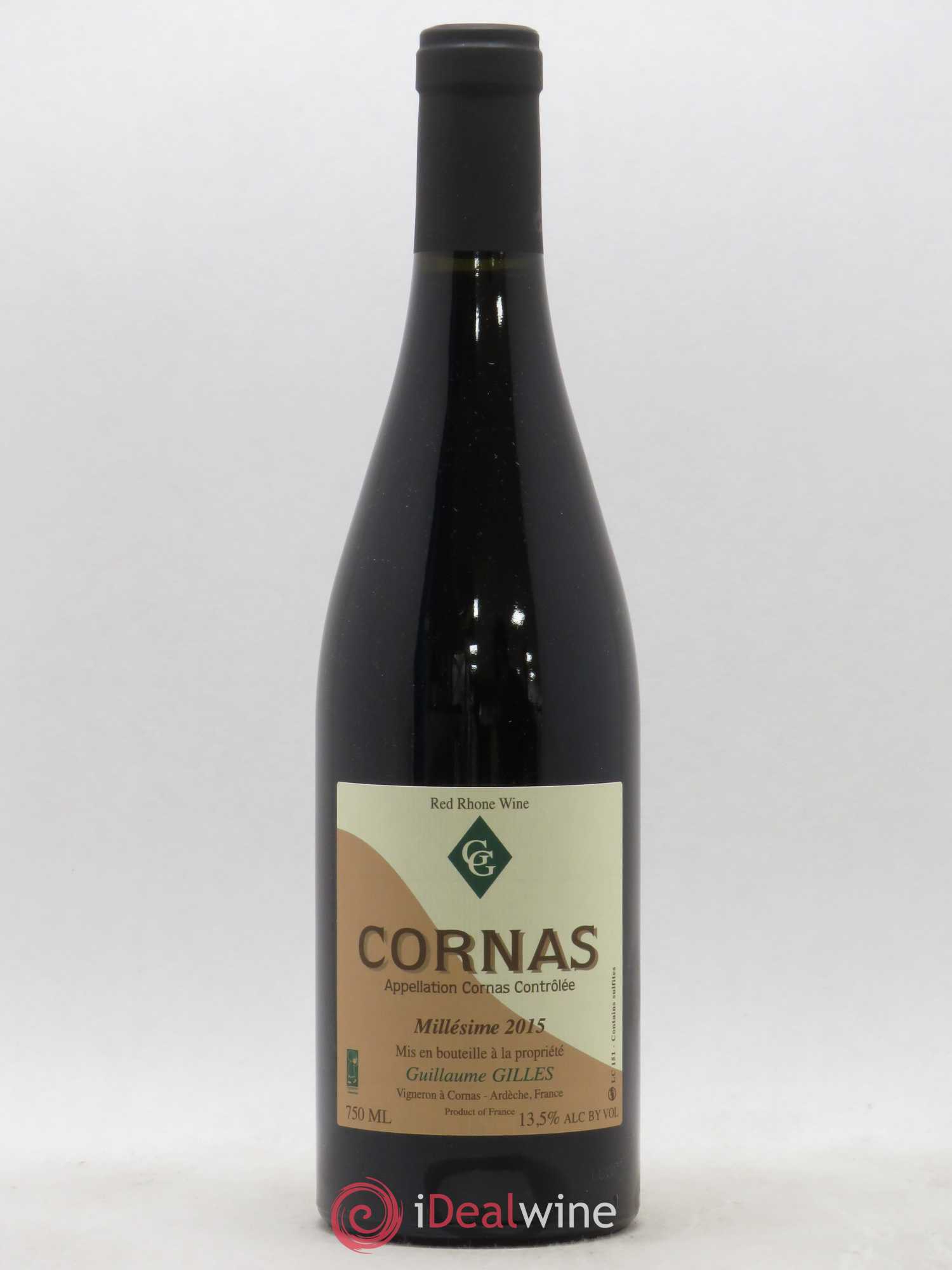 Cornas Chaillots Guillaume Gilles (Domaine) 2015 - Lot de 1 bouteille - 0