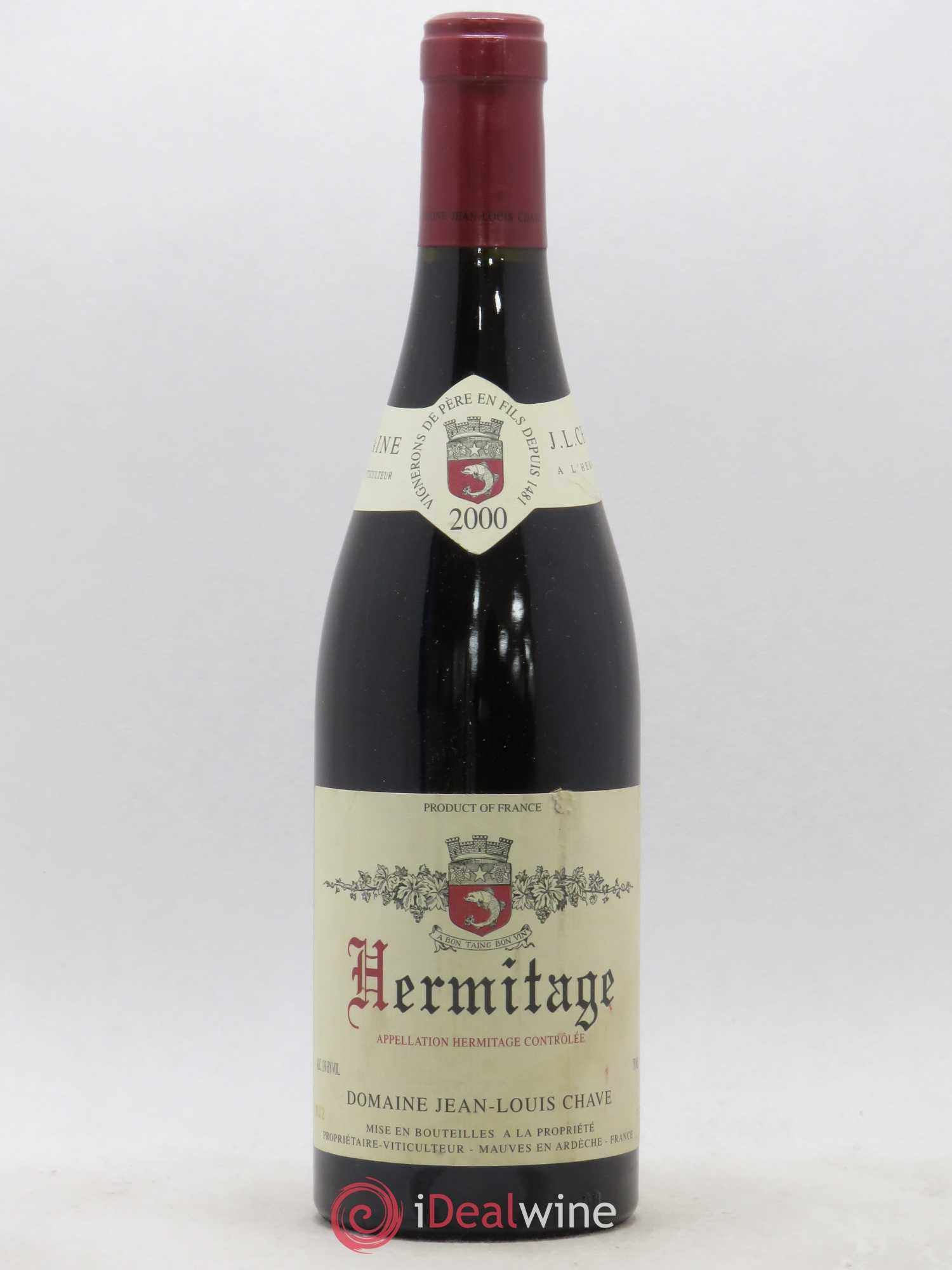 Hermitage Jean-Louis Chave 2000 - Lot de 1 bouteille - 0