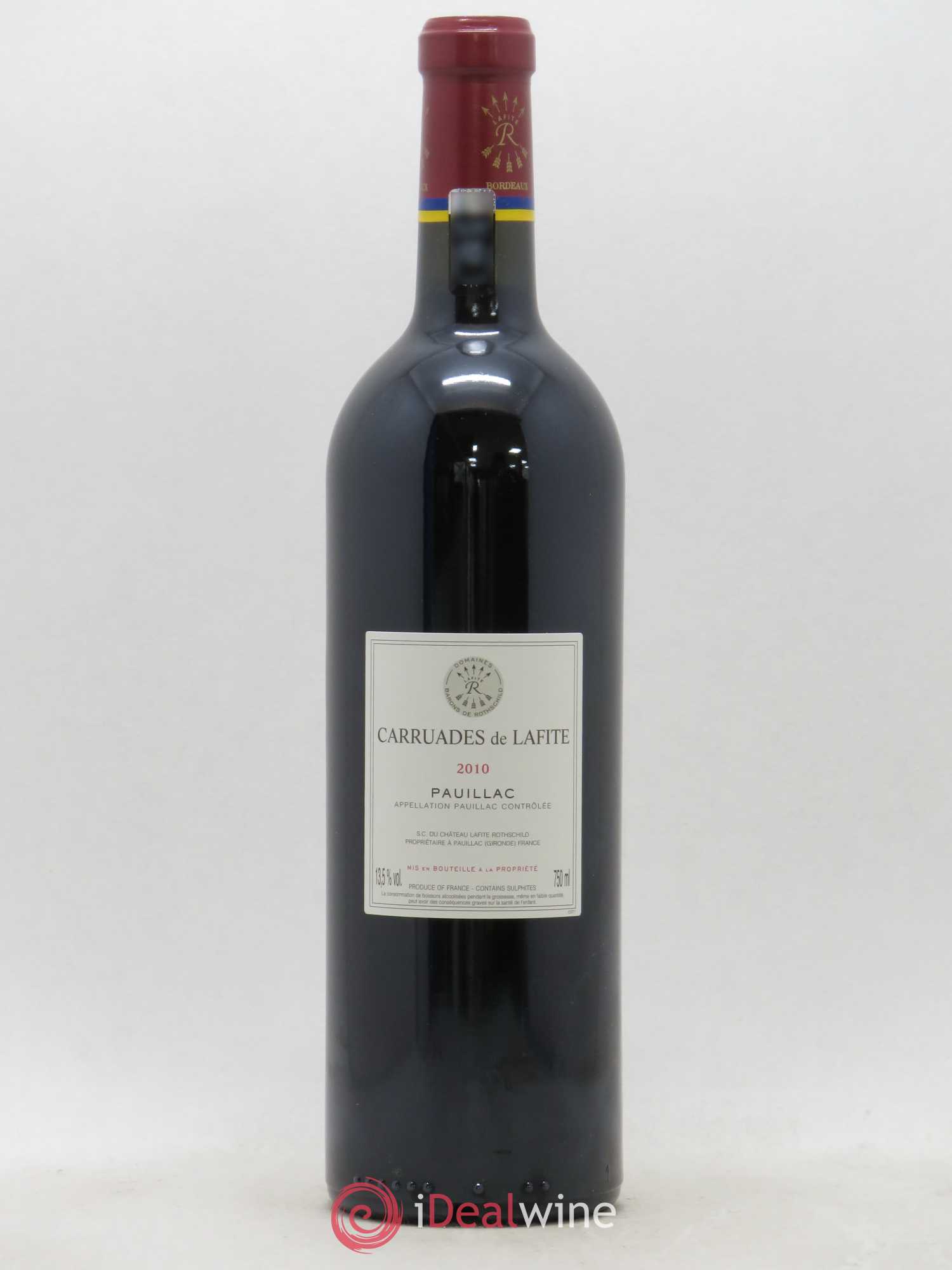Carruades de Lafite Rothschild Second Vin 2010 - Lot de 1 bouteille - 1