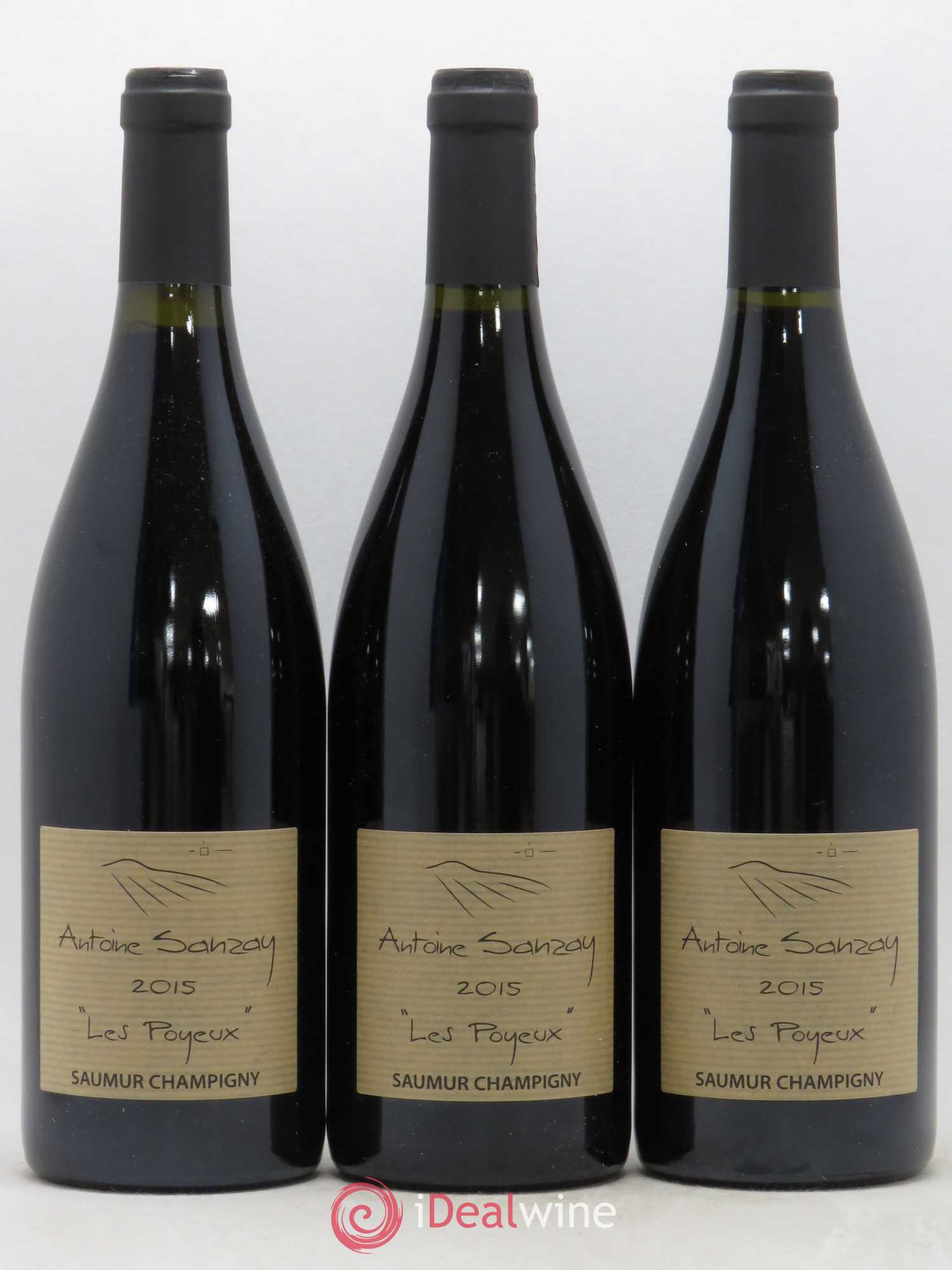 Saumur-Champigny Les Poyeux Antoine Sanzay 2015 - Lot de 3 bouteilles - 0