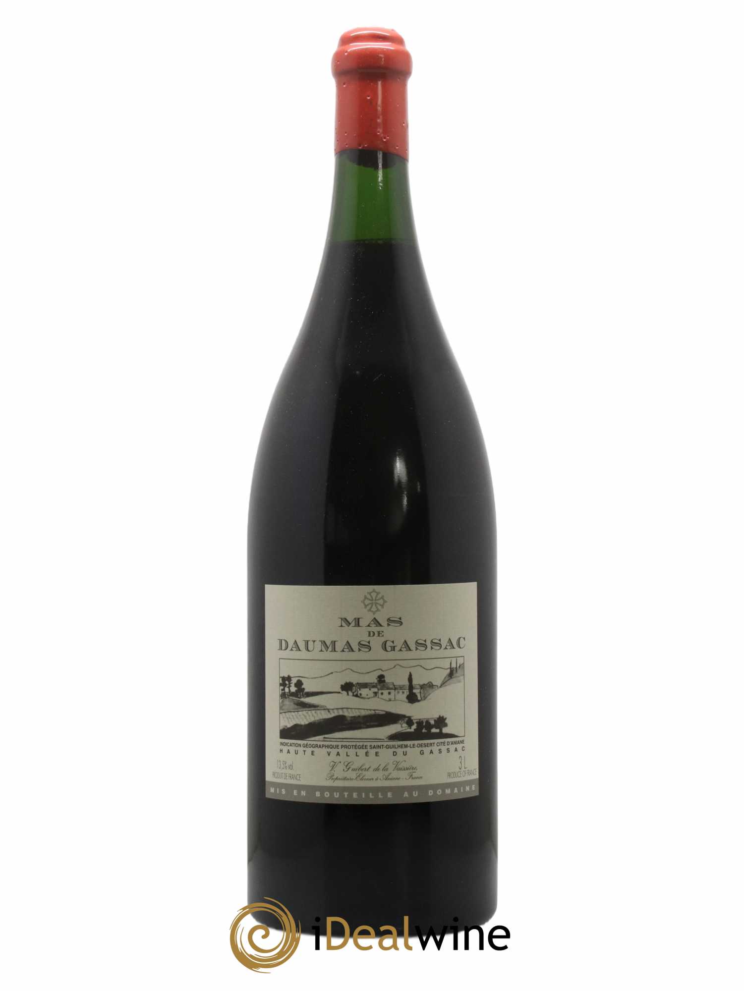 Saint-Guilhem-le-Désert - Cité d'Aniane Mas Daumas Gassac Famille Guibert de La Vaissière 2015 - Lot de 1 double magnum - 0