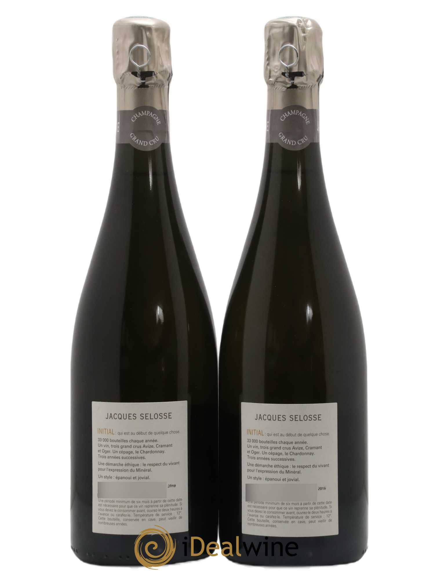 Initial Brut Jacques Selosse - Lot de 2 bouteilles - 1