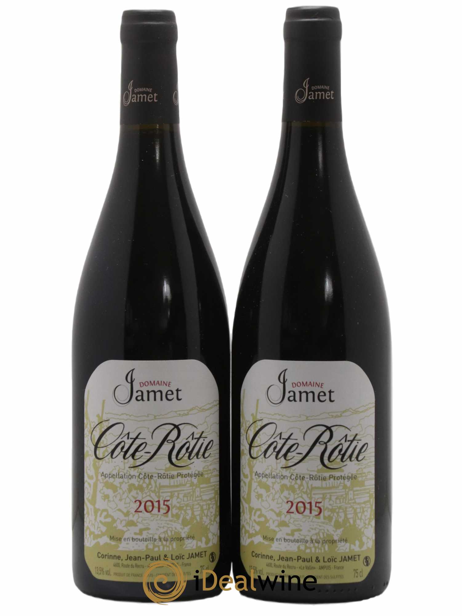 Côte-Rôtie Jamet (Domaine) 2015 - Lot de 2 bouteilles - 0