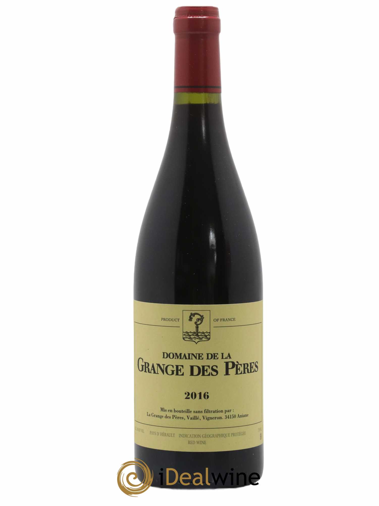 Pays d'Hérault Grange des Pères Laurent Vaillé 2016 - Lot de 1 bouteille - 0