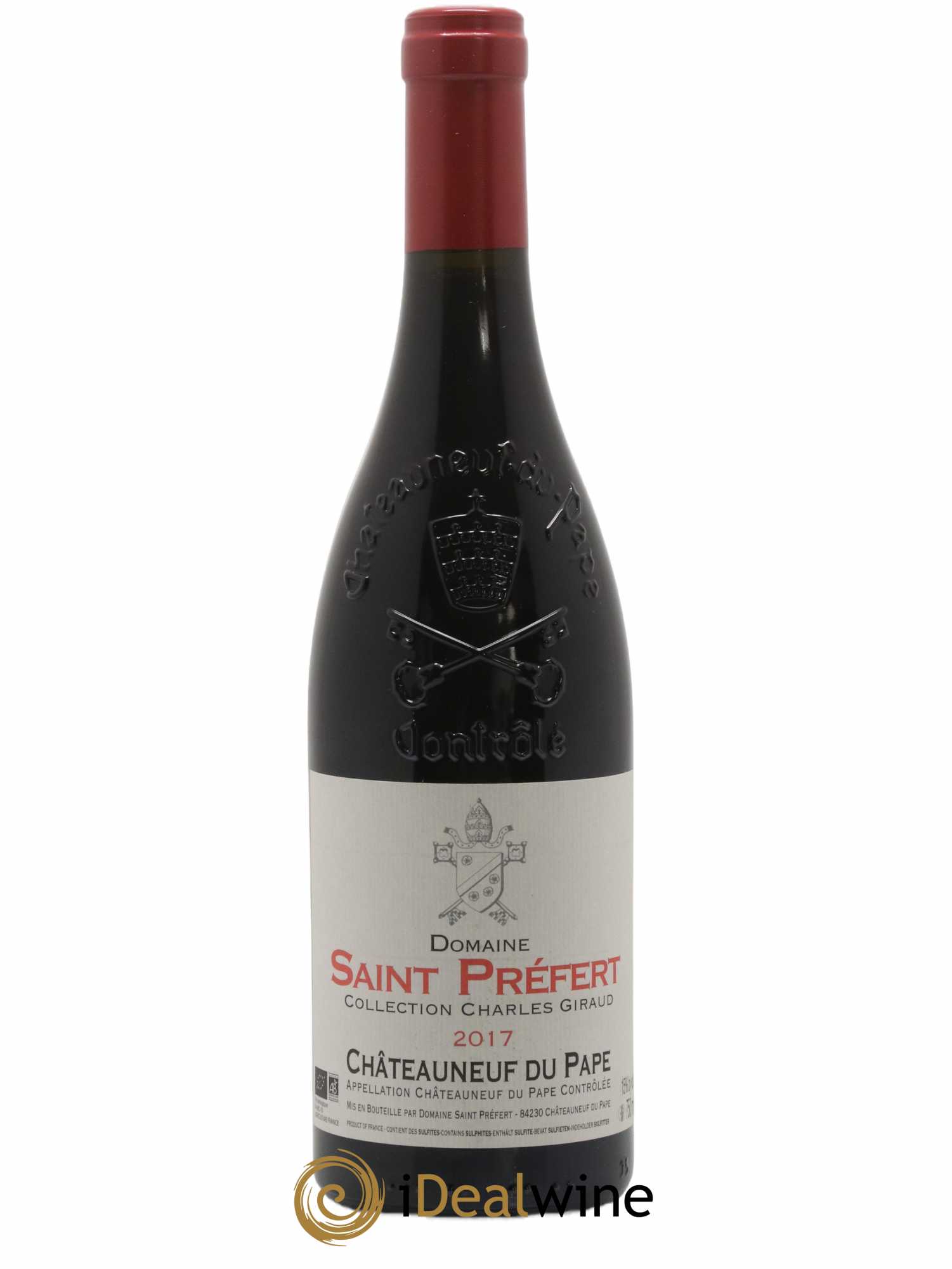 Châteauneuf-du-Pape Collection Charles Giraud Domaine Saint-Préfert 2017 - Lot de 1 bouteille - 0