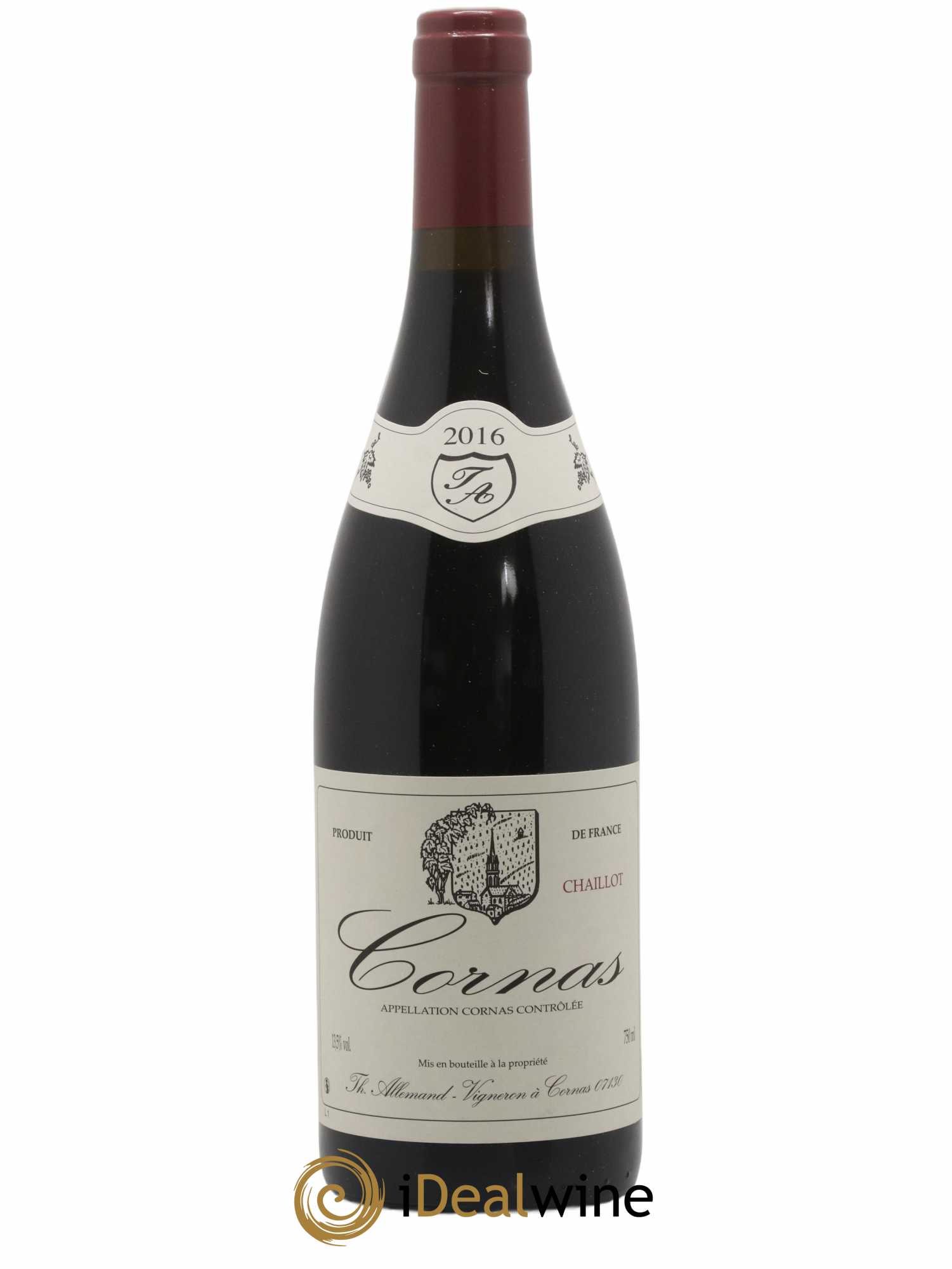 Cornas Chaillot Thierry Allemand 2016 - Lot de 1 bouteille - 0