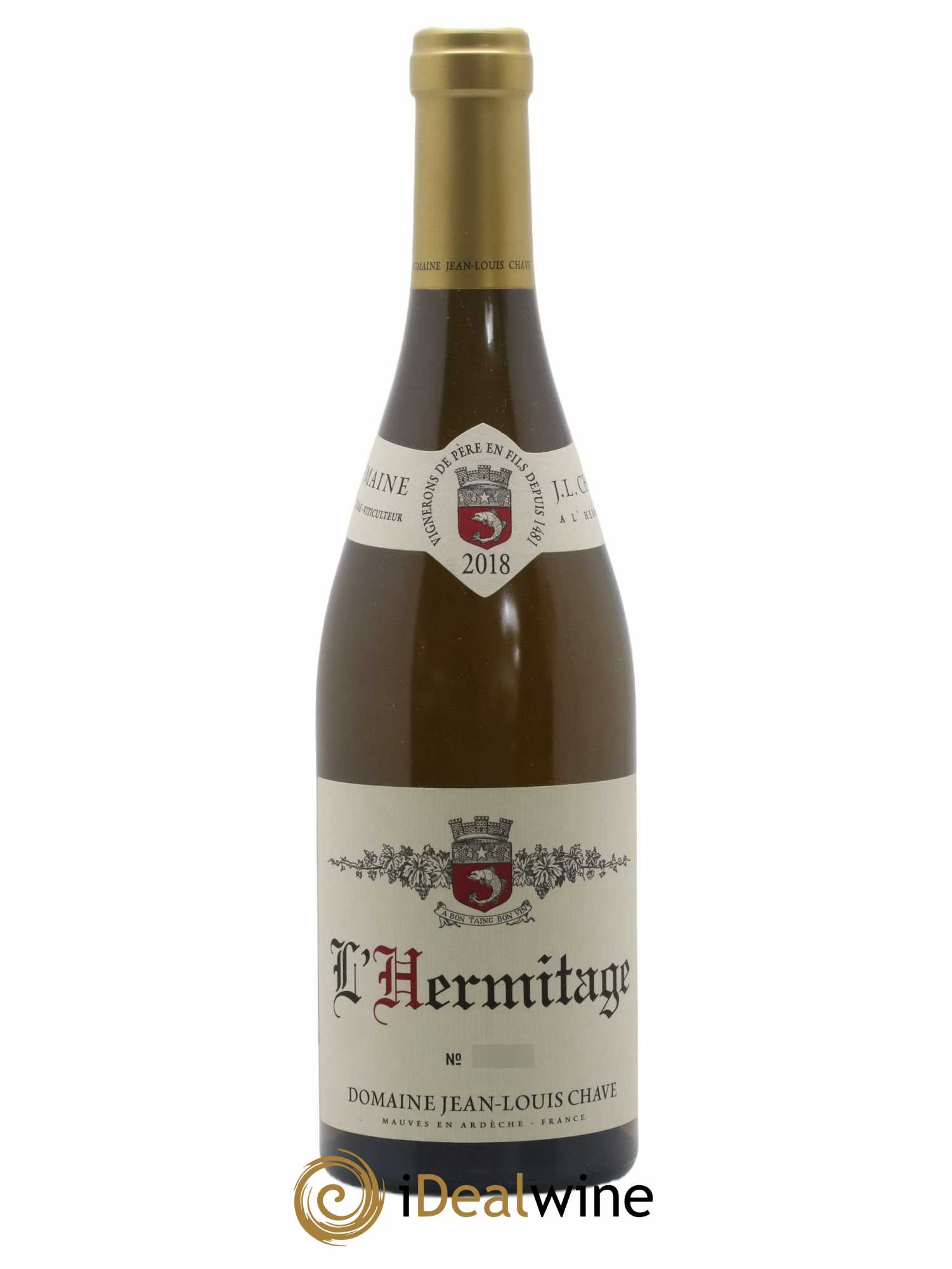 Hermitage Jean-Louis Chave 2018 - Lot de 1 bouteille - 0