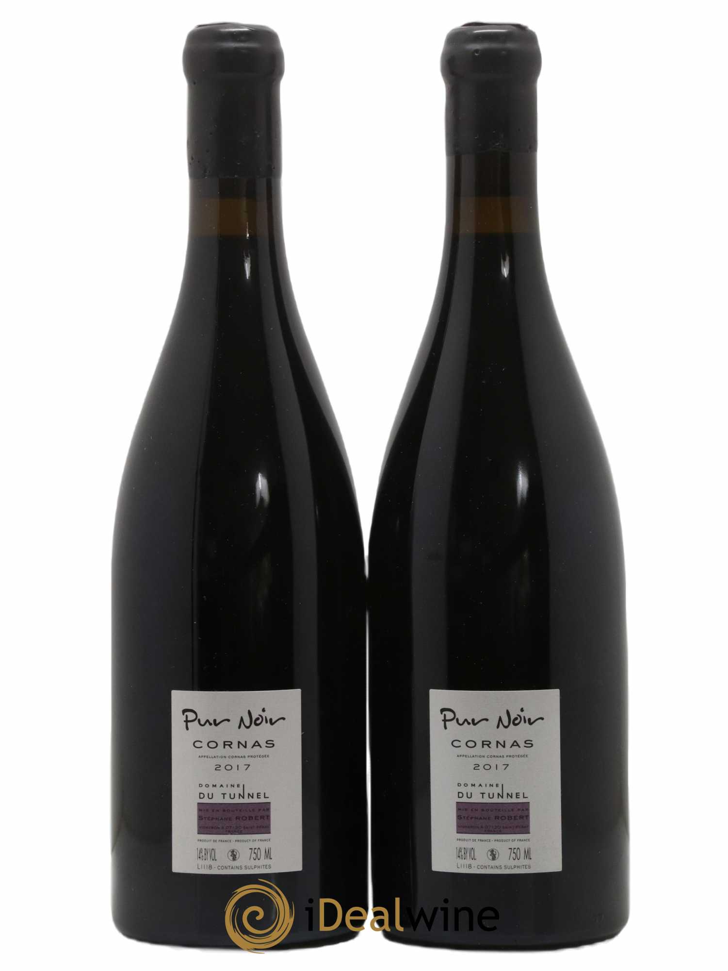 Cornas Pur Noir Tunnel (Domaine du) 2017 - Lot de 2 bouteilles - 1