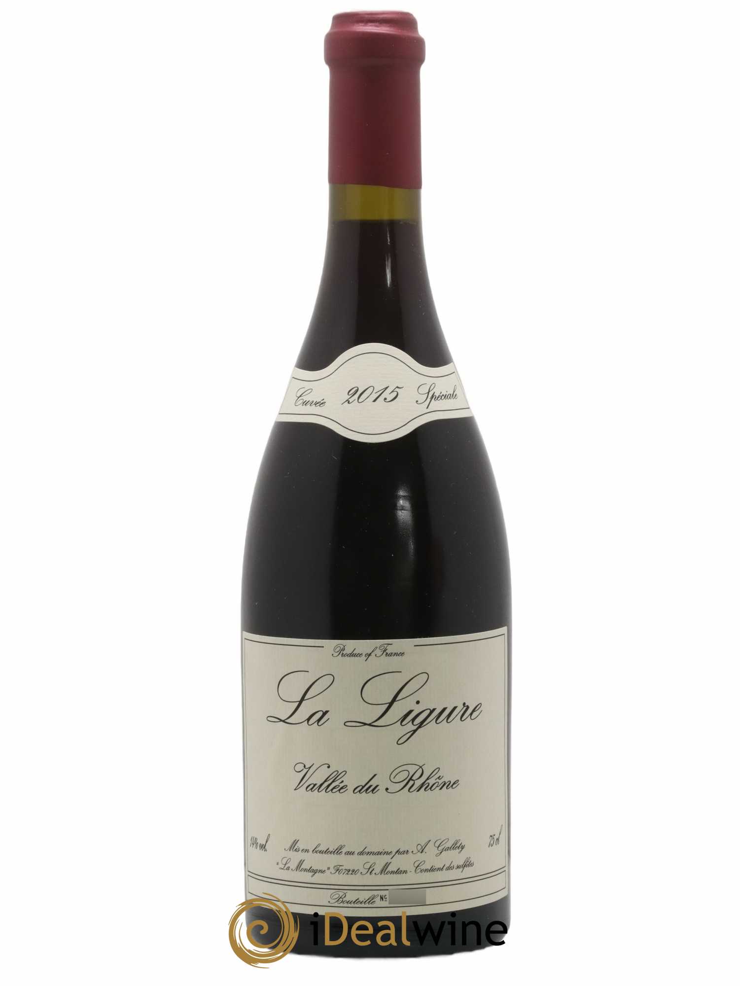 Côtes du Vivarais La Ligure Gallety (Domaine) 2015 - Lot de 1 bouteille - 0