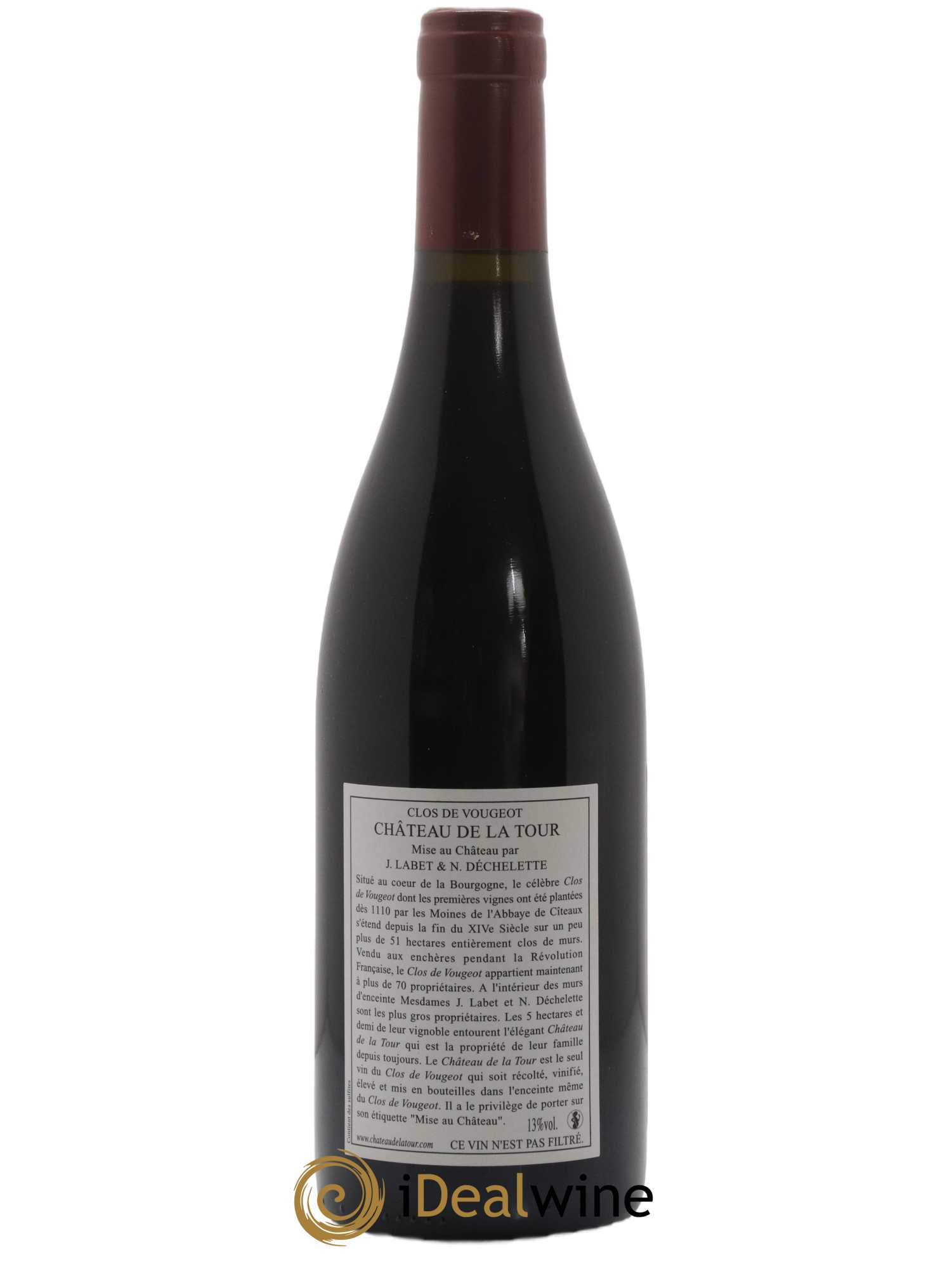 Clos de Vougeot Grand Cru Château de La Tour 2009 - Lot de 1 bouteille - 1