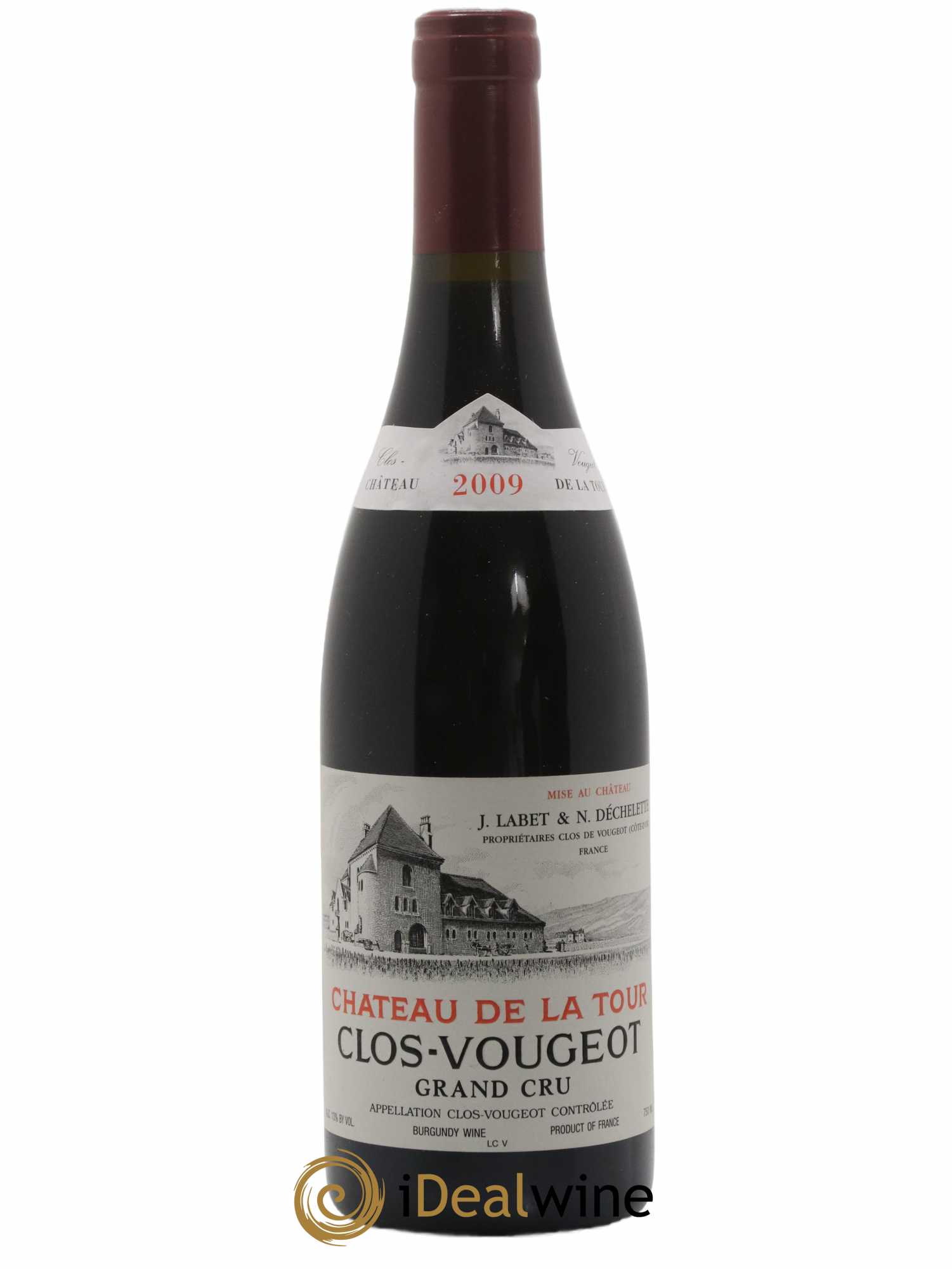 Clos de Vougeot Grand Cru Château de La Tour 2009 - Lot de 1 bouteille - 0