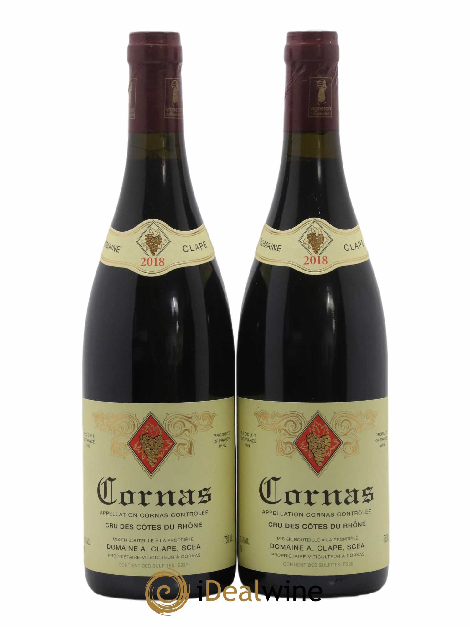 Cornas Auguste Clape 2018 - Lot de 2 bouteilles - 0
