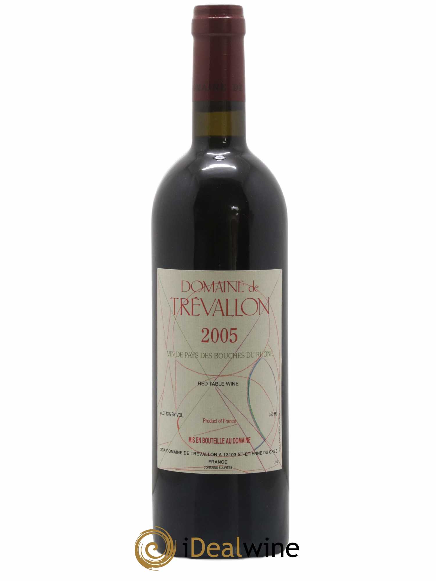 VDP Bouches du Rhône Trévallon (Domaine de) Eloi Dürrbach 2005 - Lot de 1 bouteille - 0