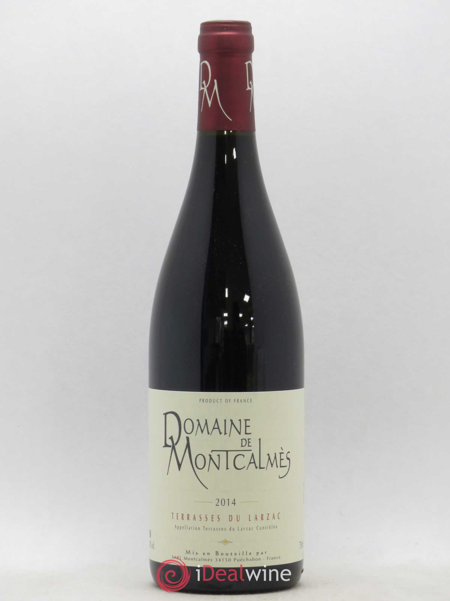 Terrasses du Larzac Domaine de Montcalmès Frédéric Pourtalié 2014 - Lot de 1 bouteille - 0