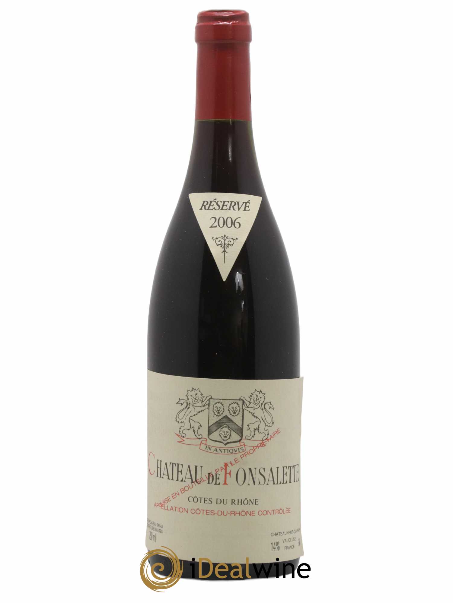 Côtes-du-Rhône Château de Fonsalette Emmanuel Reynaud 2006 - Lot de 1 bouteille - 0