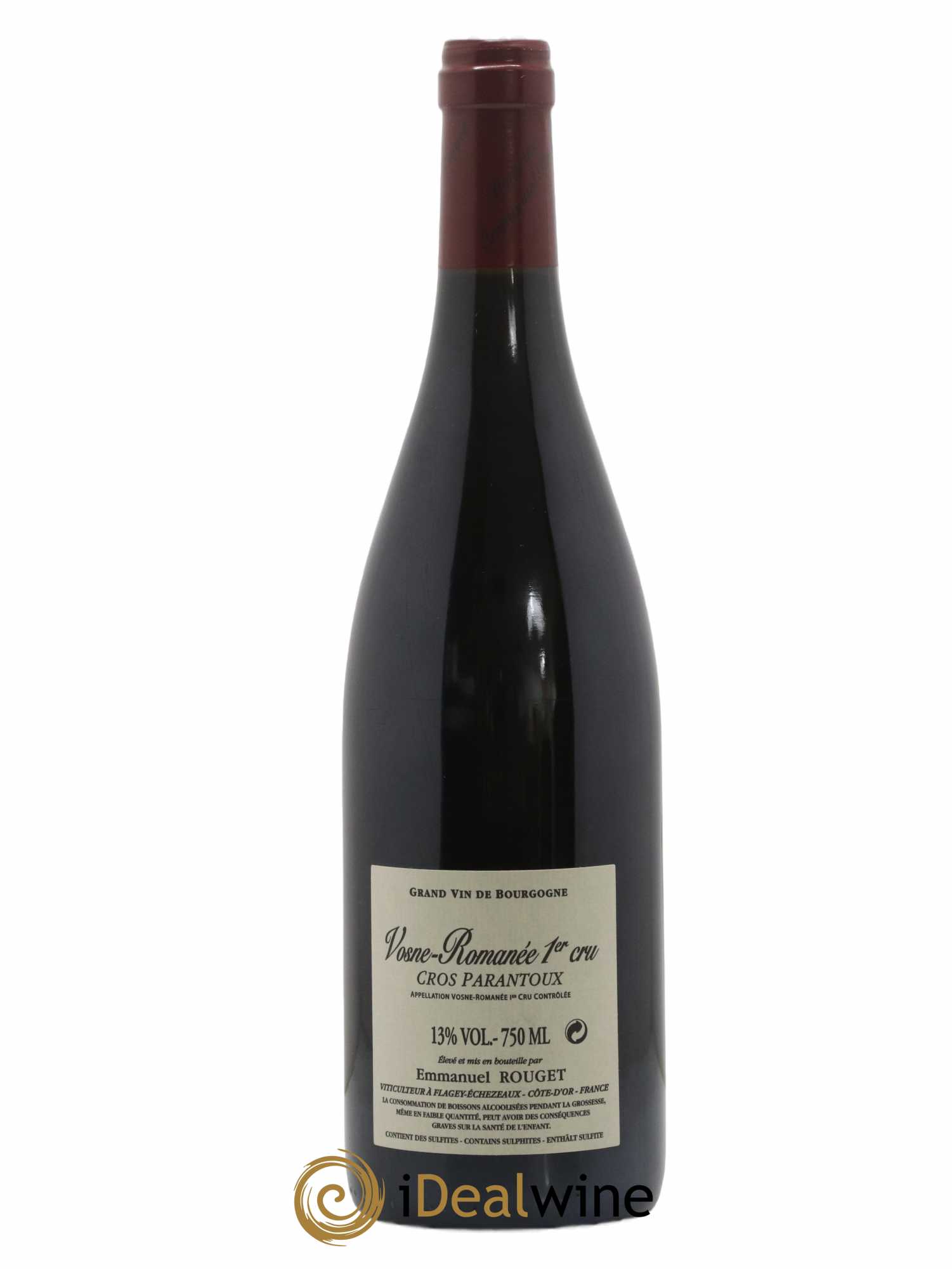 Vosne-Romanée 1er Cru Cros Parantoux Emmanuel Rouget 2013 - Lot de 1 bouteille - 1