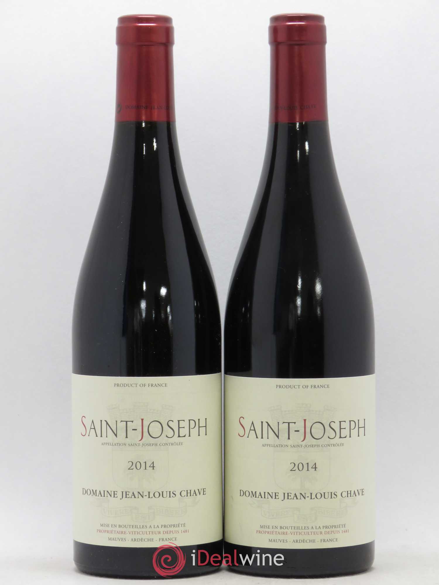 Saint-Joseph Jean-Louis Chave 2014 - Lot de 2 bouteilles - 0