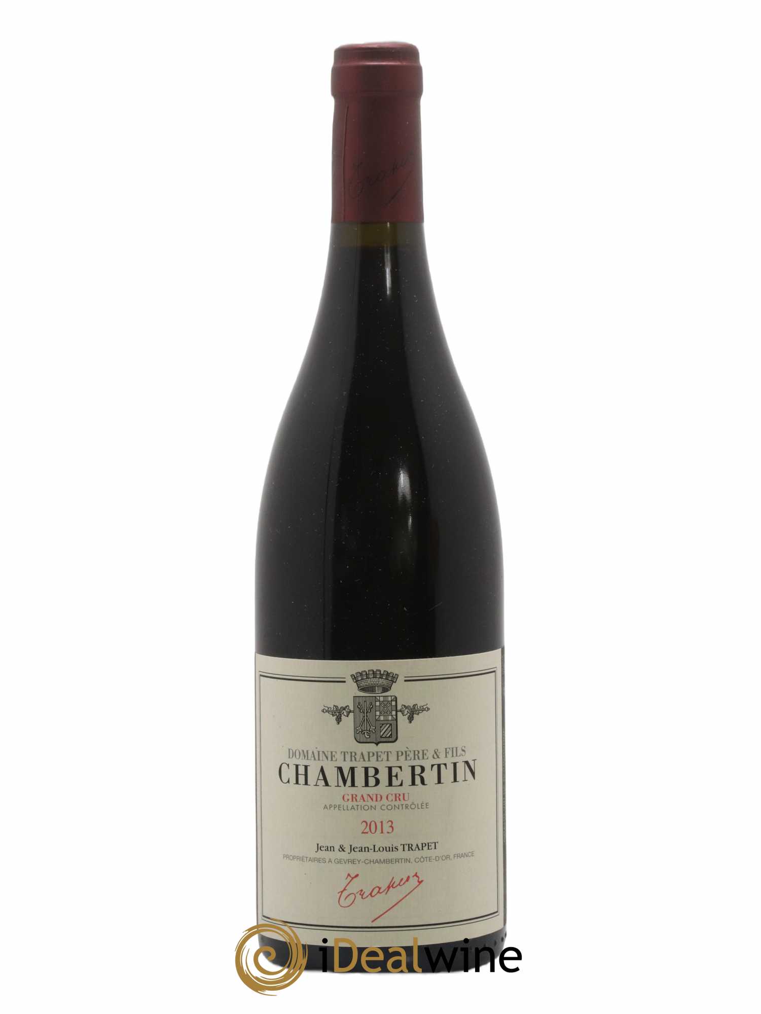 Chambertin Grand Cru Domaine Trapet 2013 - Lot de 1 bouteille - 0