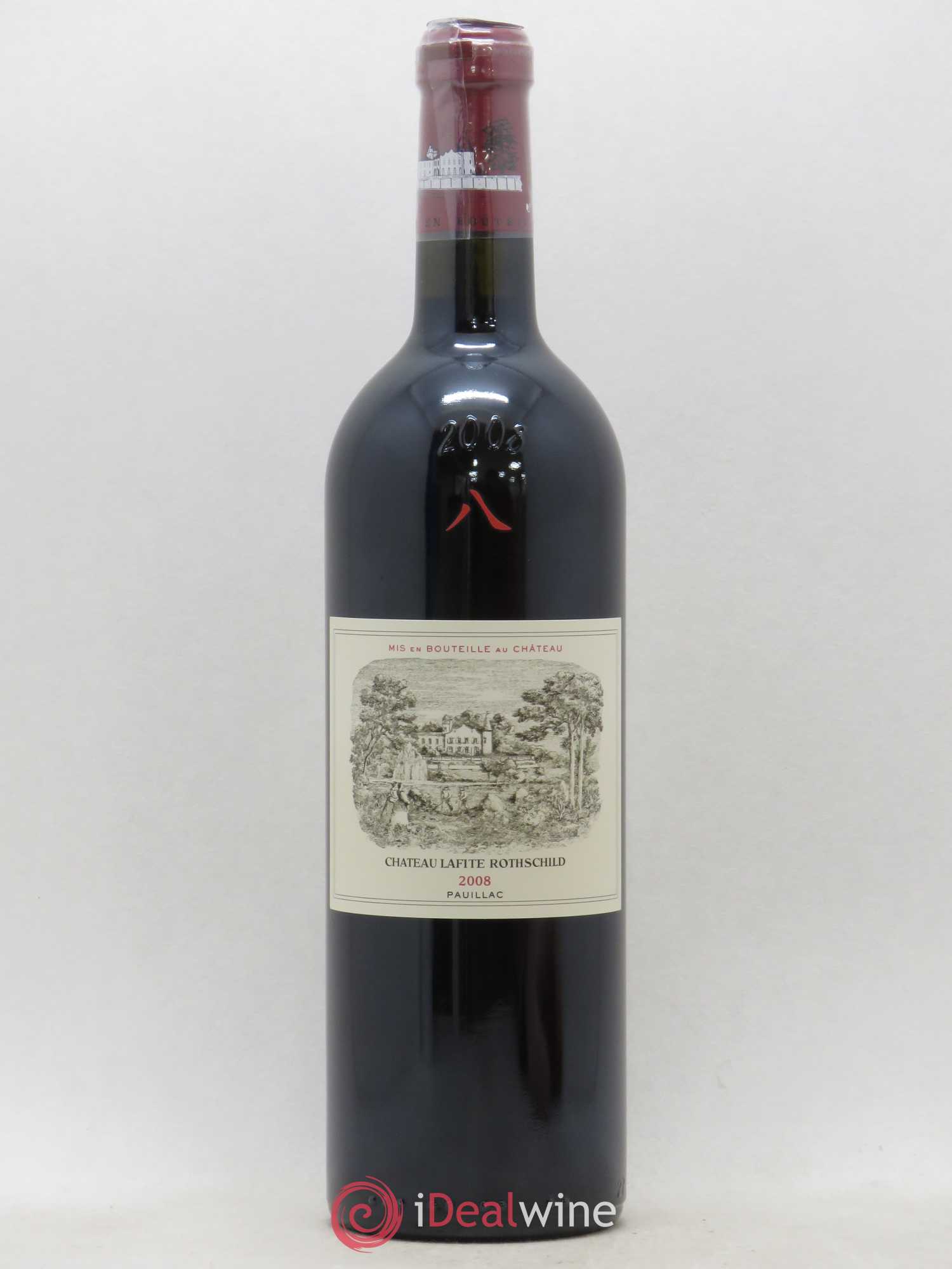 Château Lafite Rothschild 1er Grand Cru Classé 2008 - Lot de 1 bouteille - 0