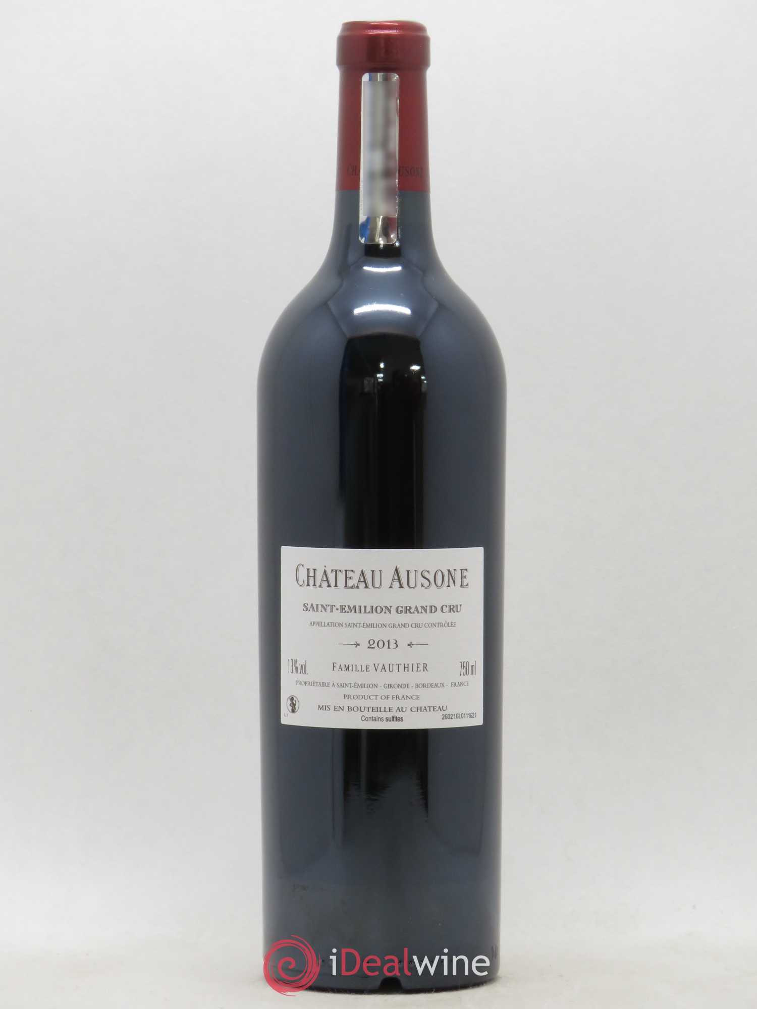 Château Ausone 1er Grand Cru Classé A 2013 - Lot de 1 bouteille - 1
