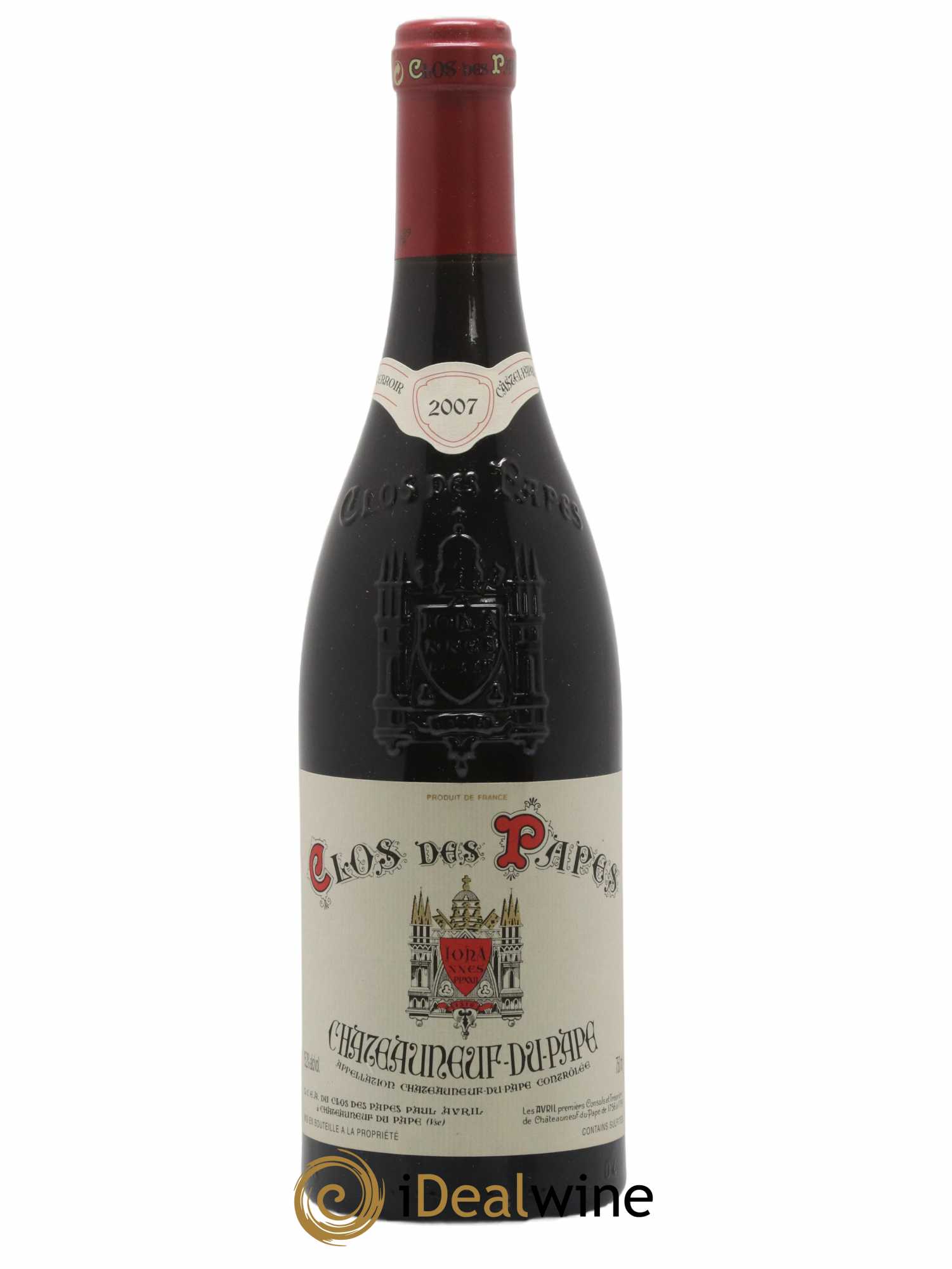 Châteauneuf-du-Pape Clos des Papes - Paul Avril 2007 - Lot de 1 bouteille - 0
